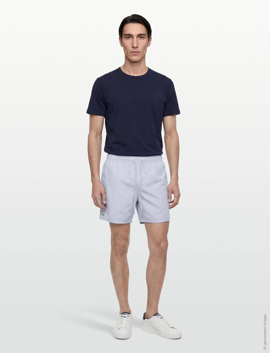 Lacoste - 1HM1 Men's swimming trunks - swim shorts - phoenix blue/green - 0