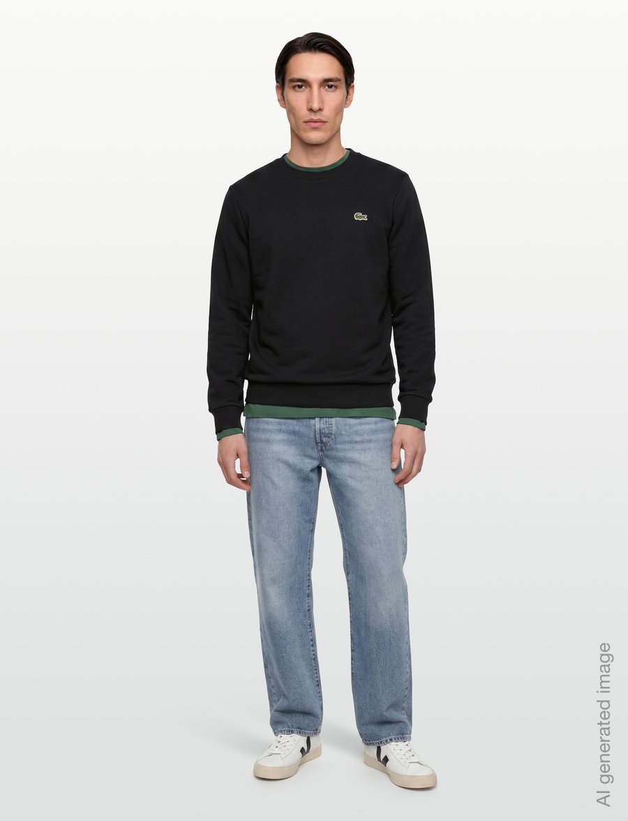 Lacoste - 1HS1 Men's sweatshirt - dressipluusid - black - 0