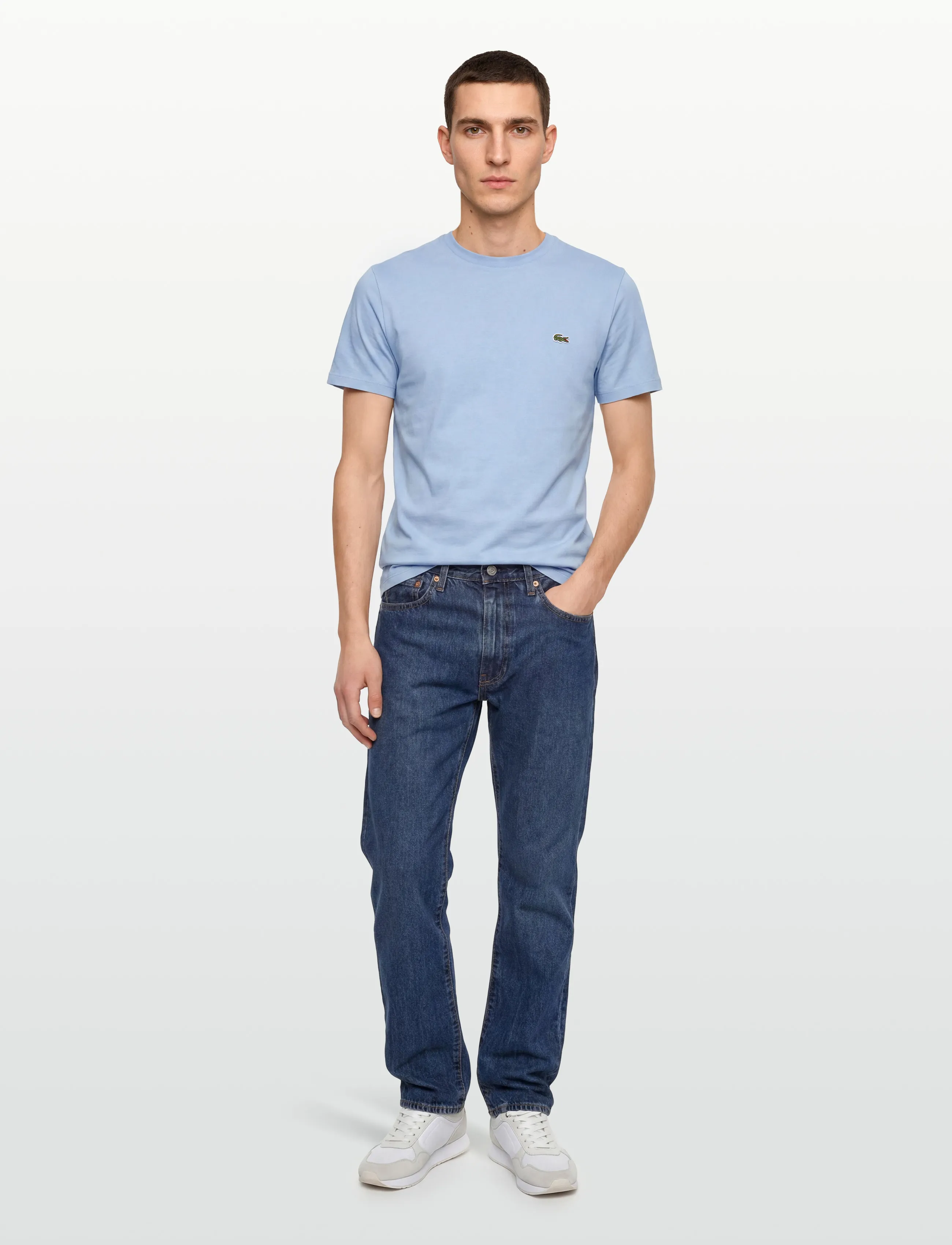 Lacoste 1HT1 Men's tee-shirt - T-shirts - APHYLLA / blue