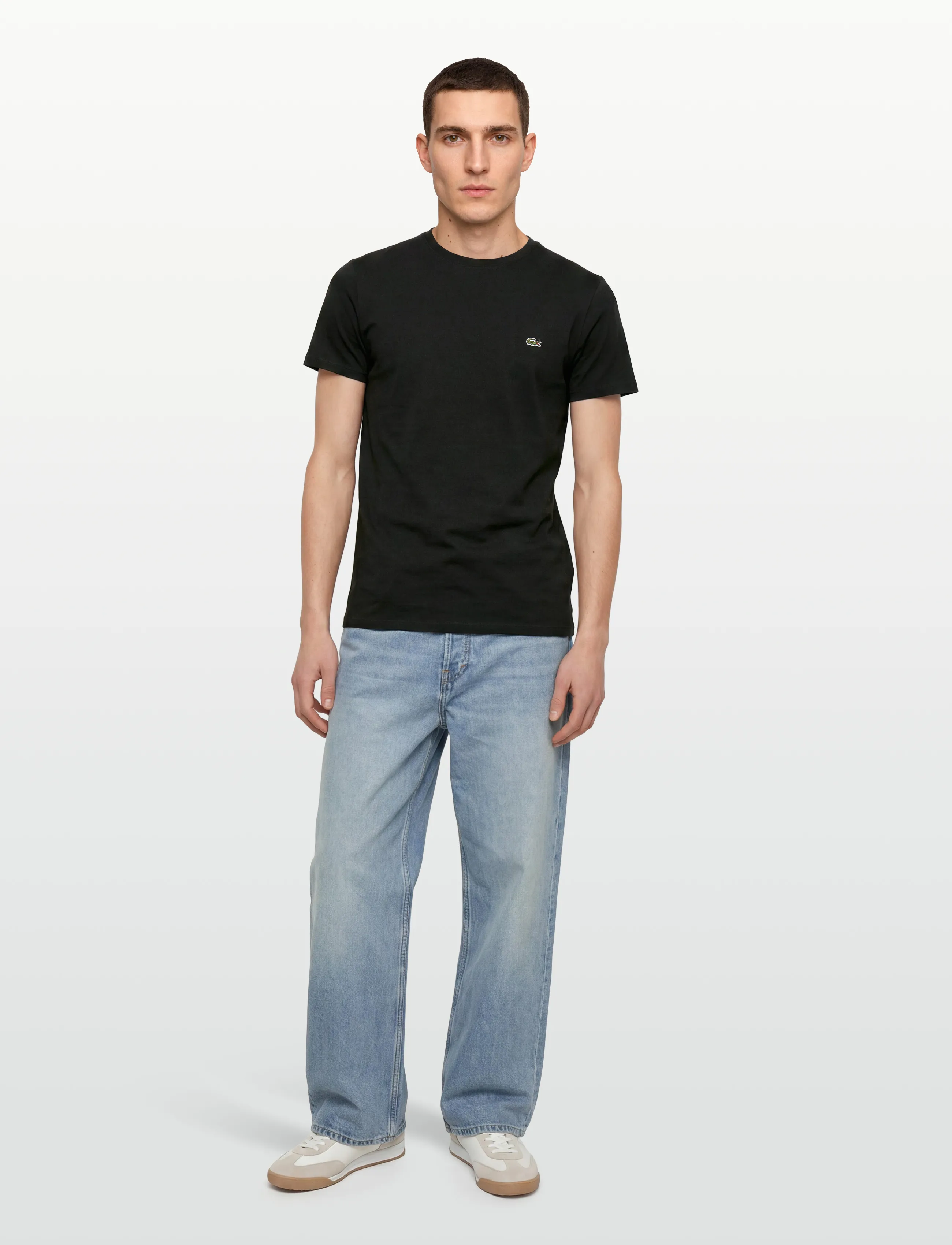 Lacoste 1HT1 Men's tee-shirt - Streetstyle - BLACK / black
