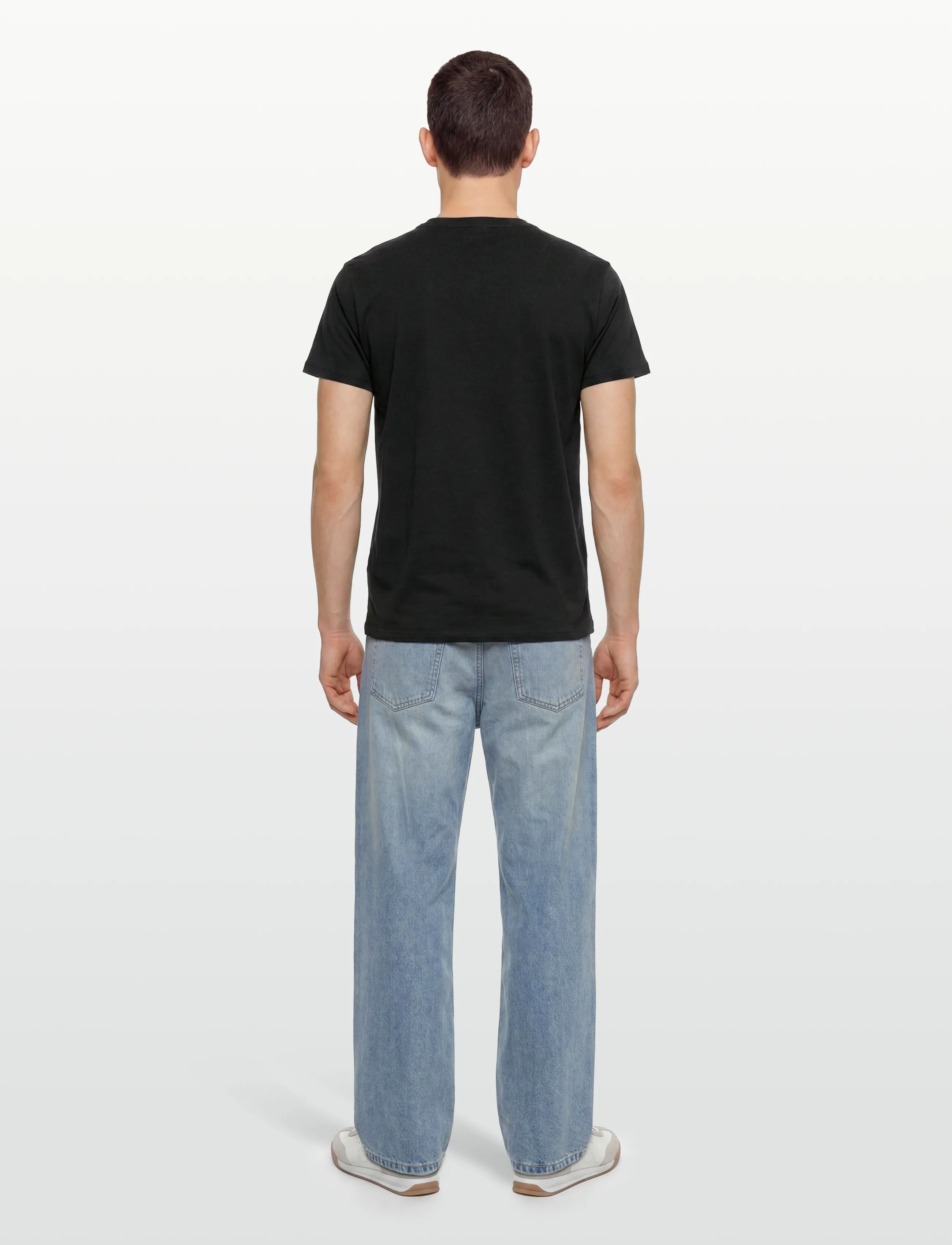 Lacoste - 1HT1 Men's tee-shirt - kortärmade t-shirts - black - 4
