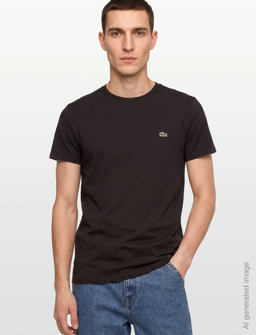Lacoste - 1HT1 Men's tee-shirt - kurzärmelige t-shirts - buffalo - 5