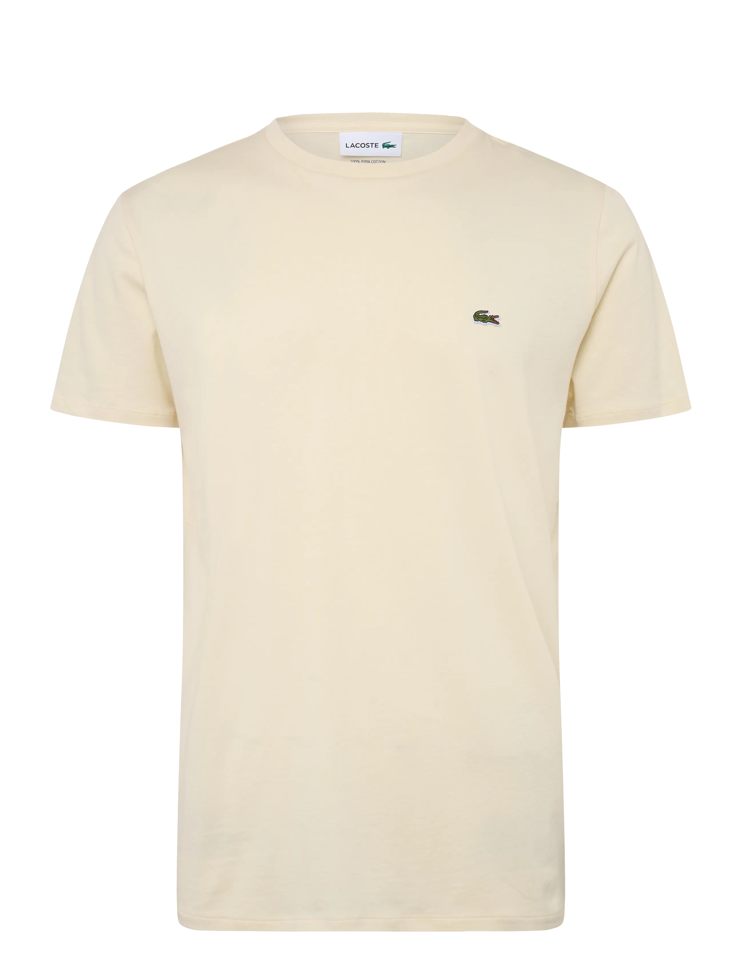 Lacoste - 1HT1 Men's tee-shirt - kurzärmelige t-shirts - naturel clair - 1