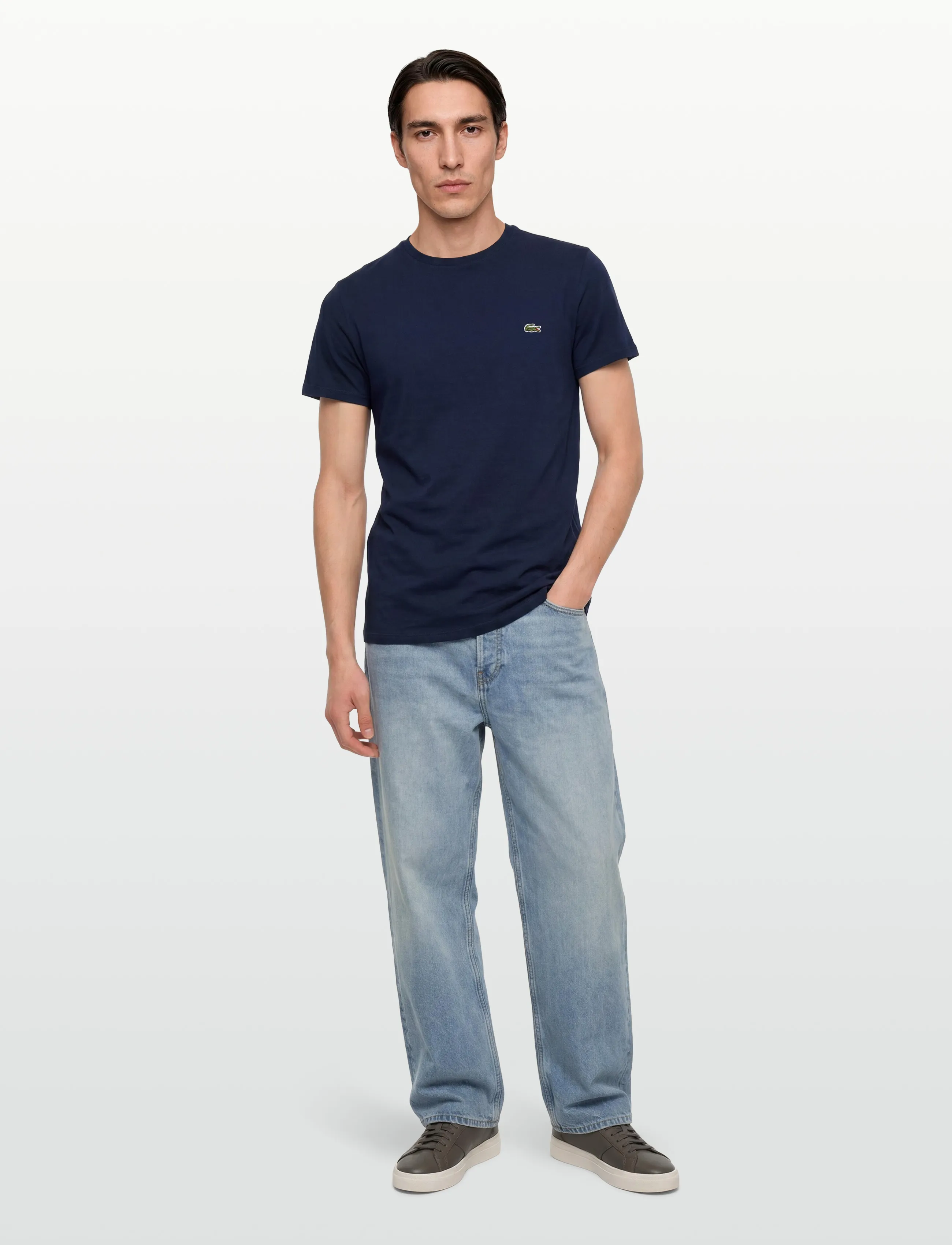 Lacoste 1Ht1 Men's Tee-Shirt, XS, T-shirts, Marineblau - Short-sleeved, Männerswear