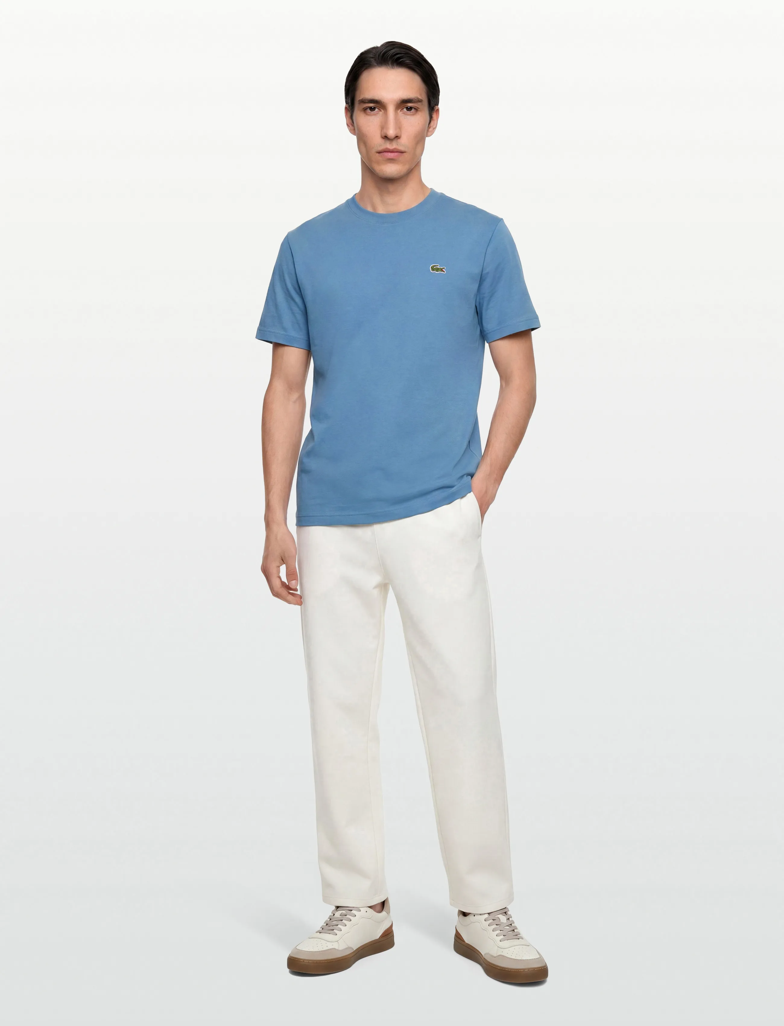 Lacoste 1Ht1 Men's Tee-Shirt, S, T-shirts, Blau - Short-sleeved, Männerswear