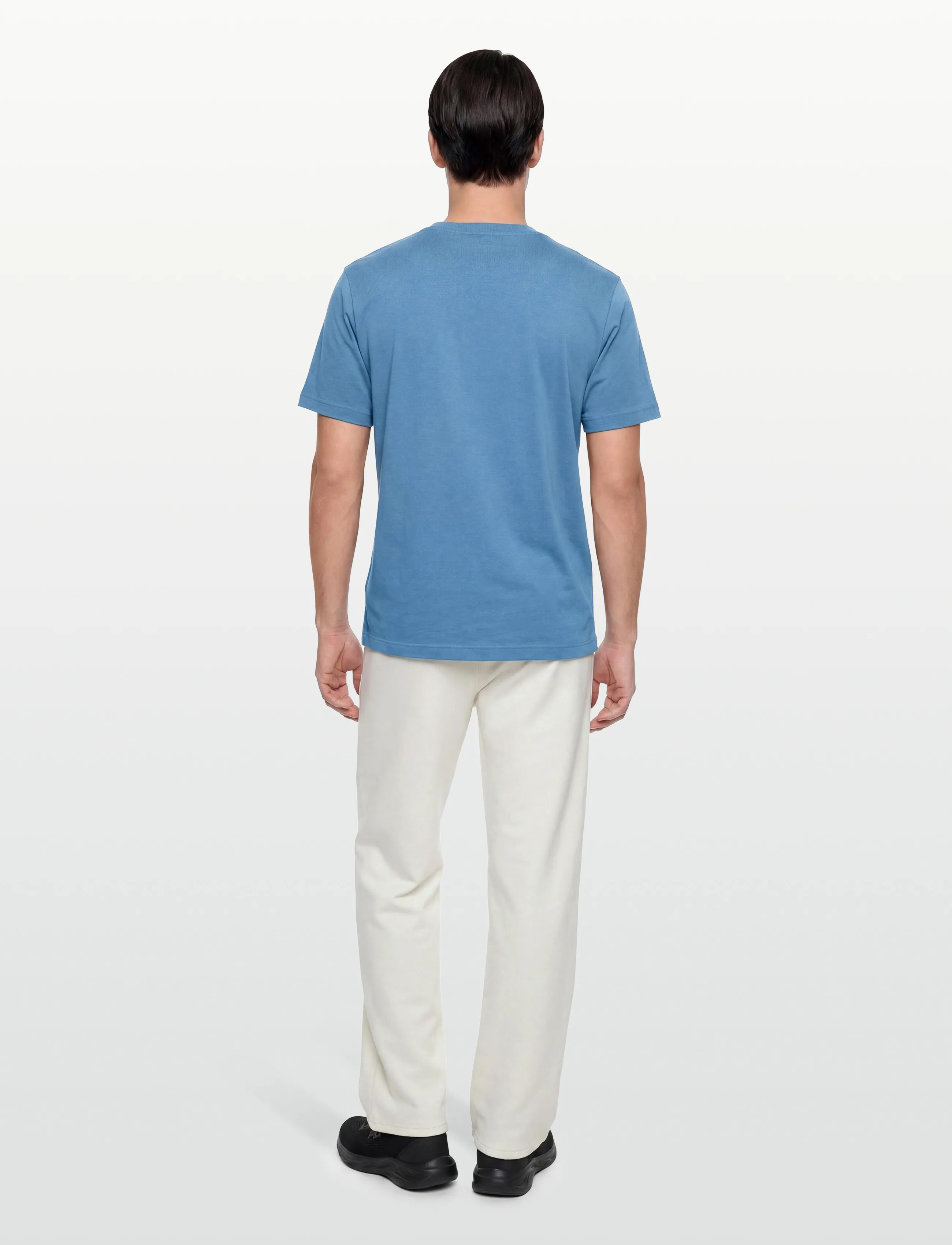 Lacoste - 1HT1 Men's tee-shirt - kortärmade t-shirts - abyss blue - 4