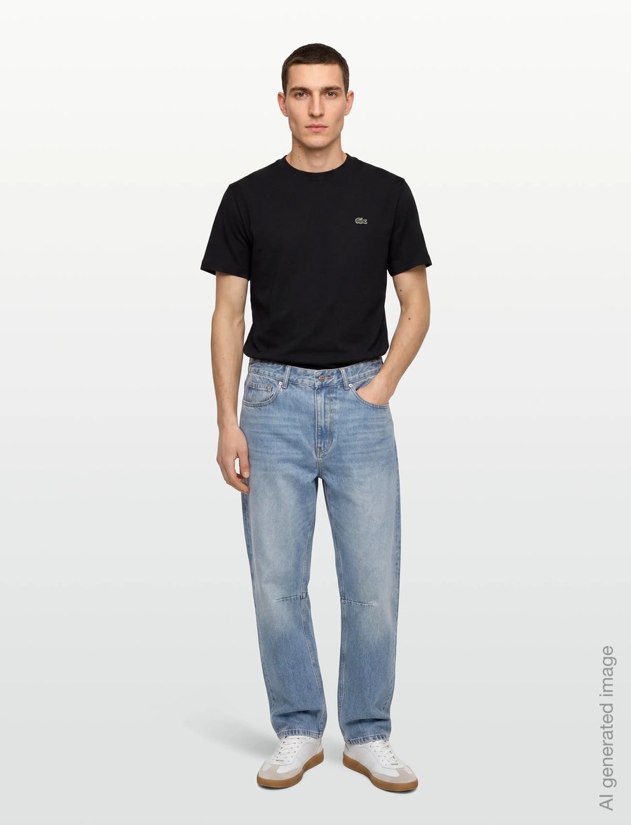 Lacoste - 1HT1 Men's tee-shirt - lühikeste varrukatega t-särgid - black - 0