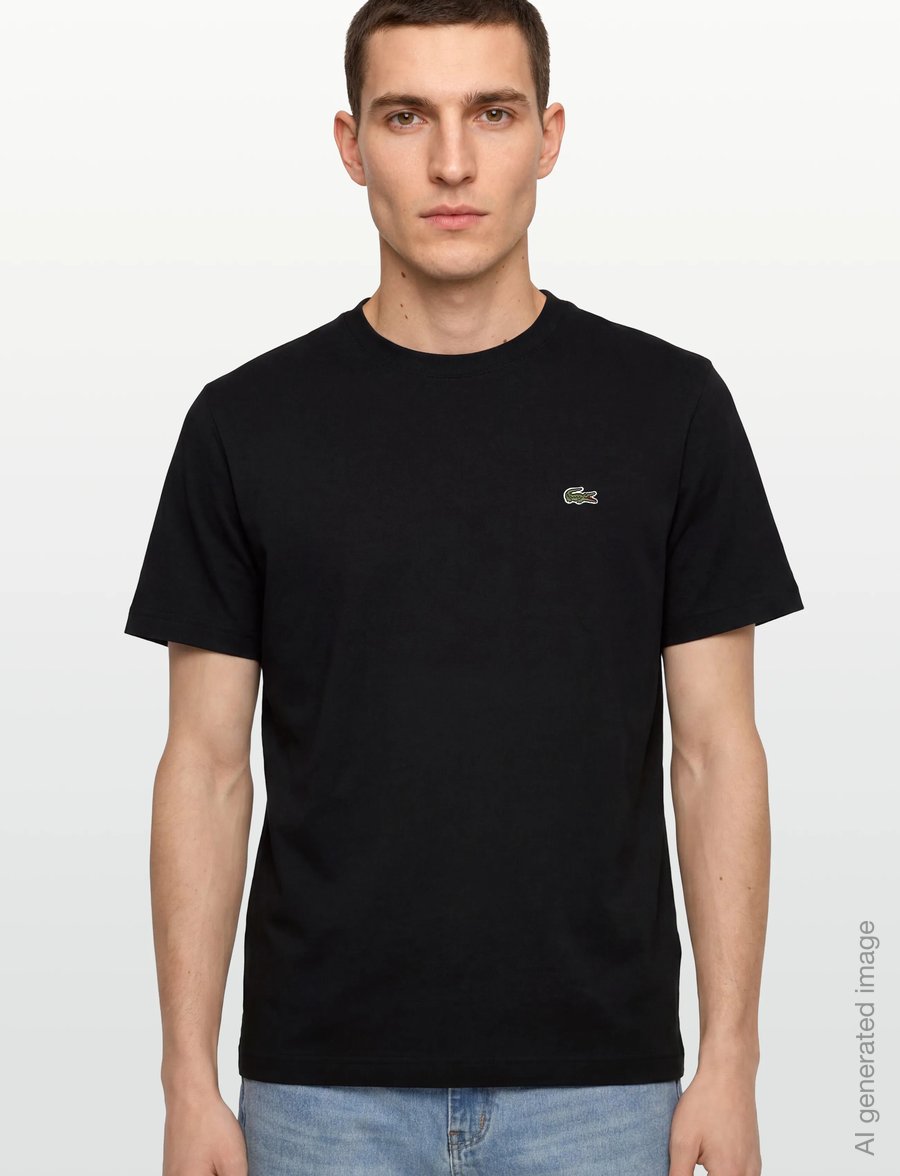 Lacoste - 1HT1 Men's tee-shirt - lühikeste varrukatega t-särgid - black - 3