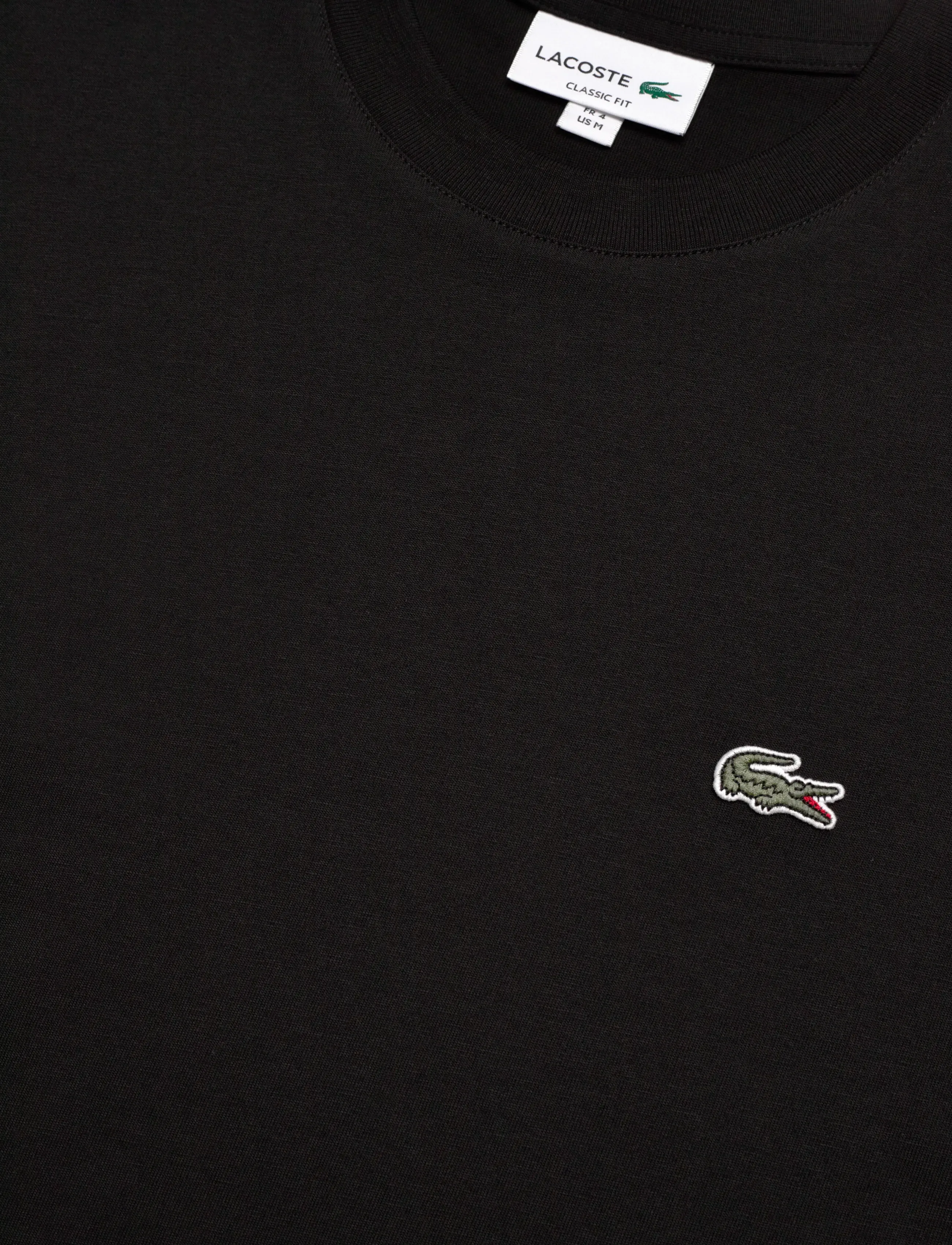 Lacoste - 1HT1 Men's tee-shirt - kortärmade t-shirts - black - 2