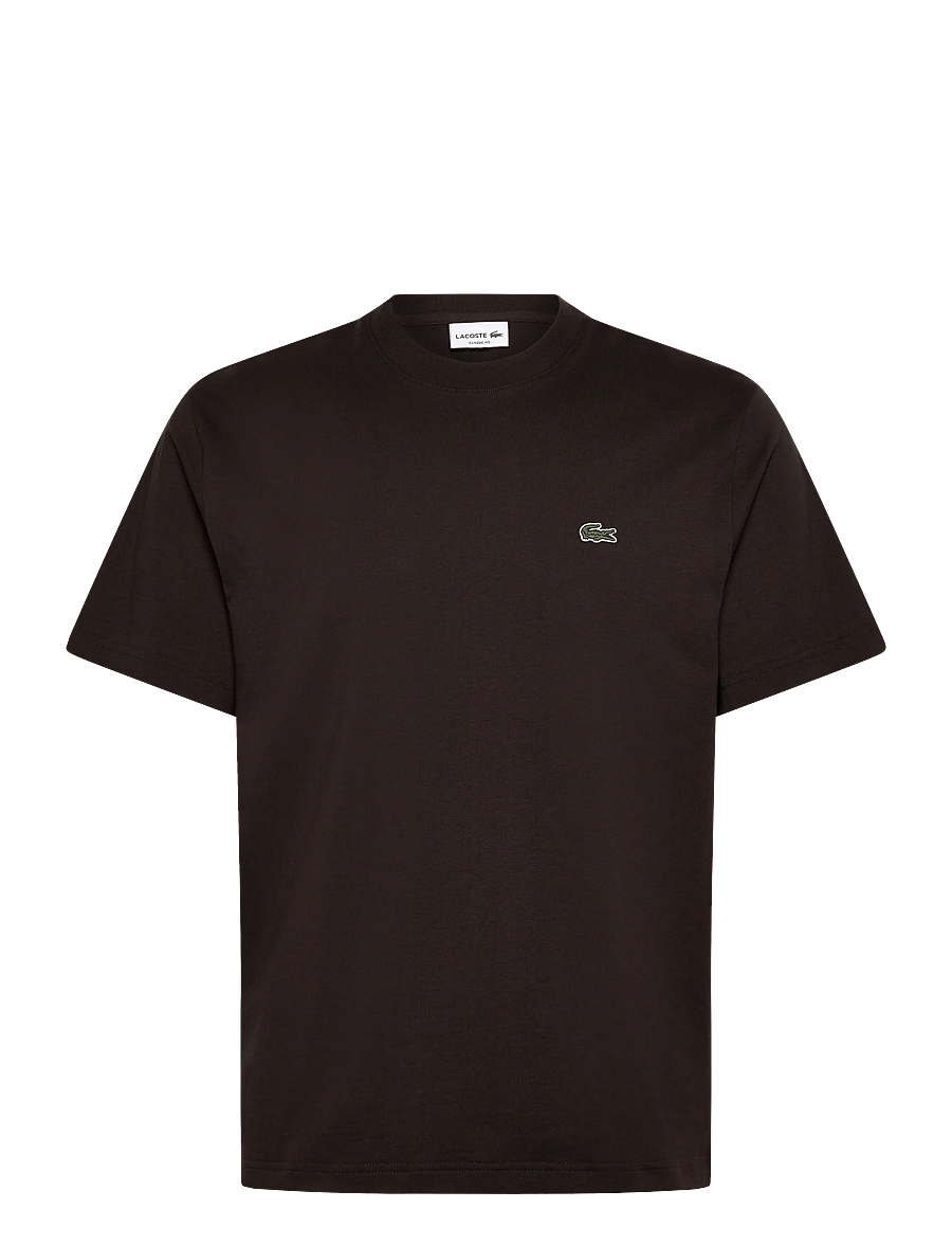 Lacoste - 1HT1 Men's tee-shirt - short-sleeved t-shirts - brown - 1
