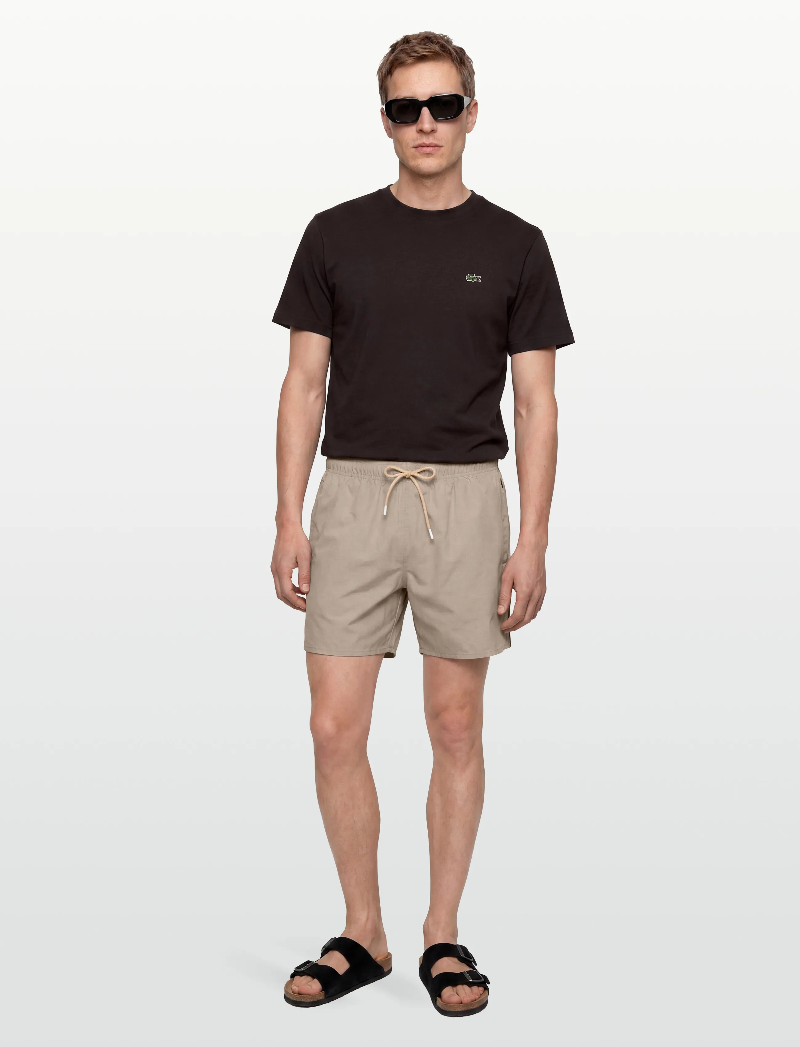 Lacoste 1Ht1 Men's Tee-Shirt, M, T-shirts, Braun - Short-sleeved, Männerswear
