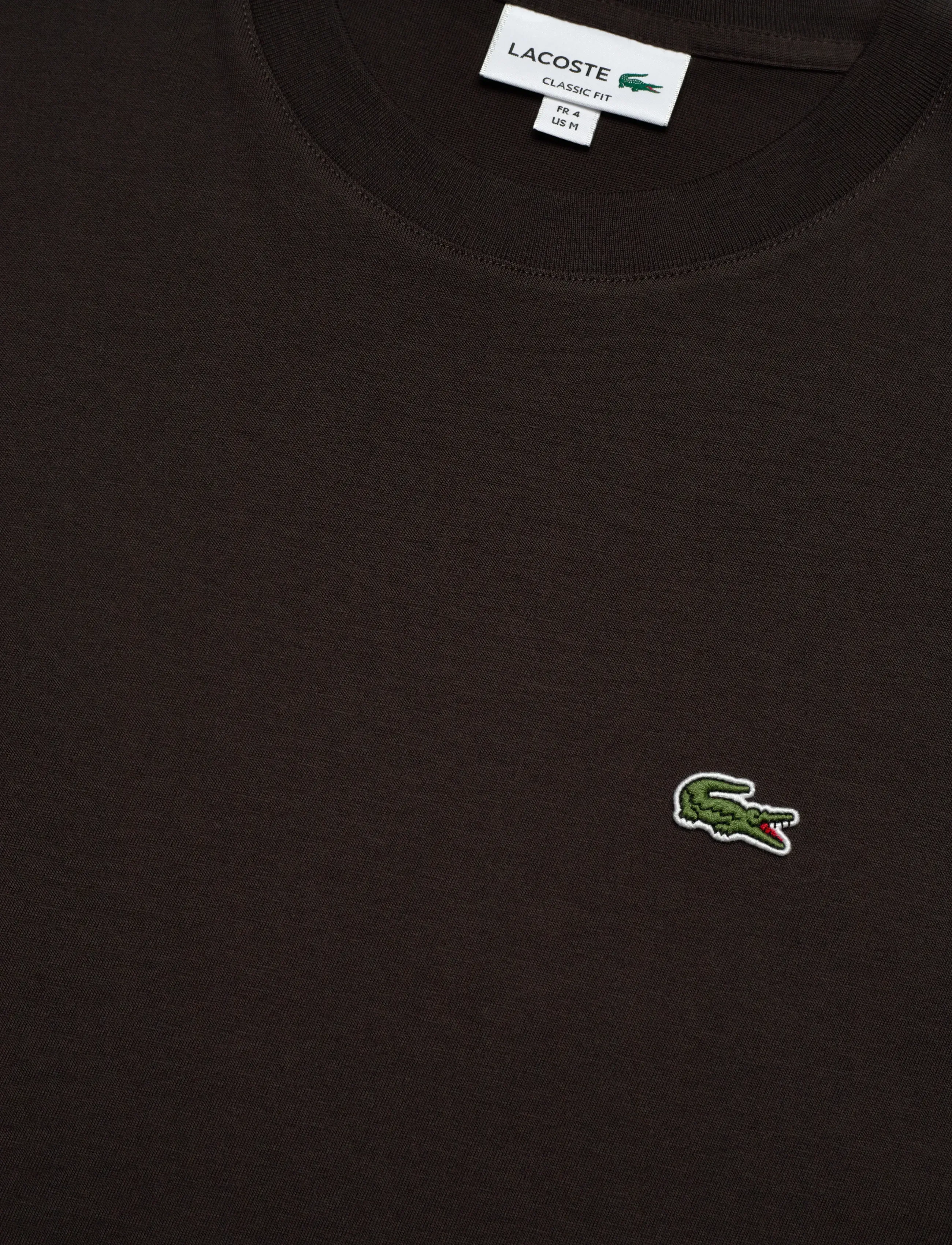 Lacoste - 1HT1 Men's tee-shirt - short-sleeved t-shirts - brown - 2