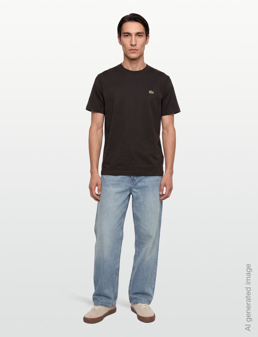 Lacoste - 1HT1 Men's tee-shirt - short-sleeved t-shirts - buffalo - 0