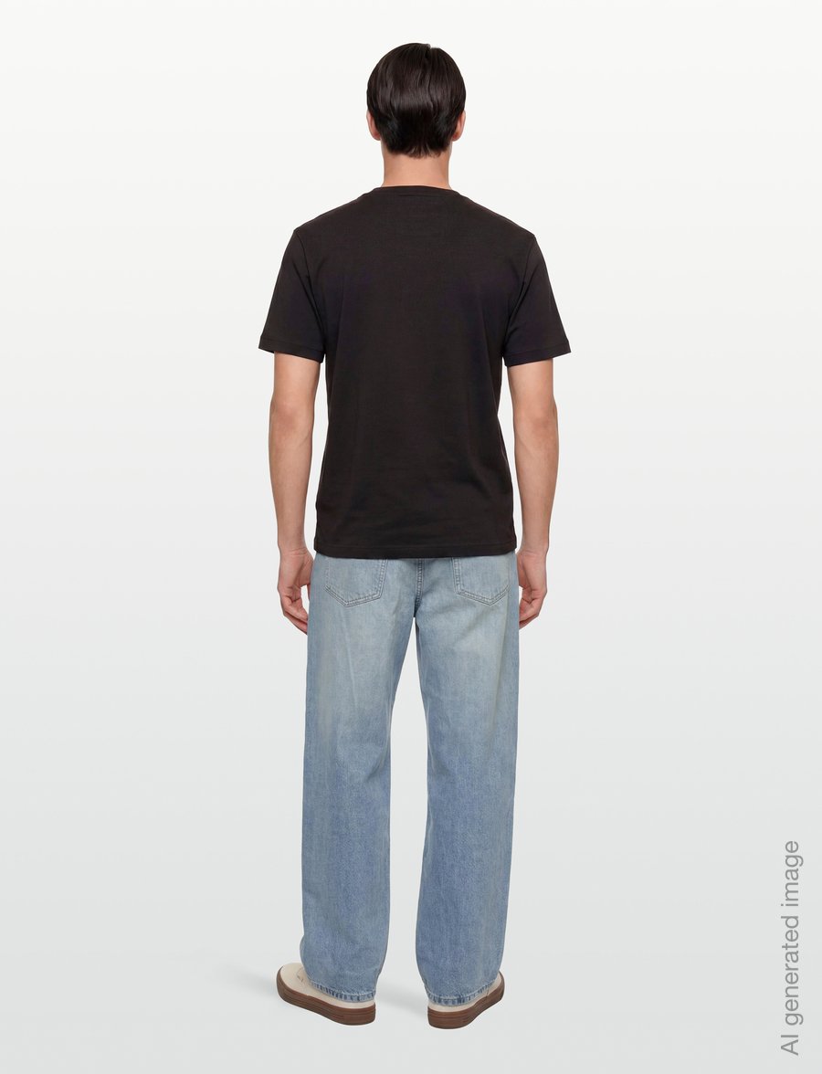 Lacoste - 1HT1 Men's tee-shirt - short-sleeved t-shirts - buffalo - 5
