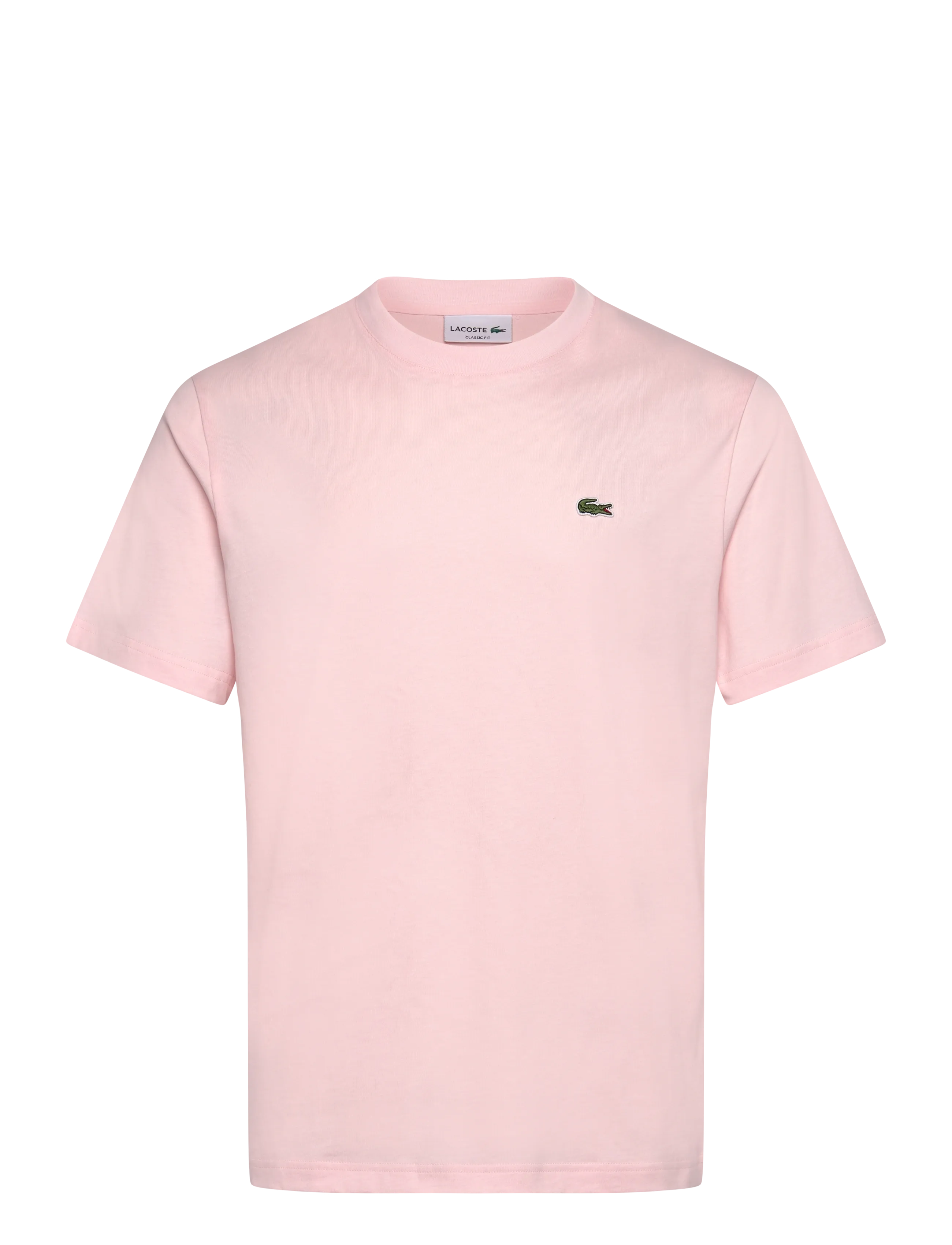 Lacoste Cotton T-Shirt - Tøj - FLAMINGO / pink/rose