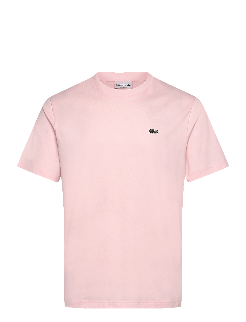 Lacoste - Cotton T-Shirt - lühikeste varrukatega t-särgid - flamingo - 0