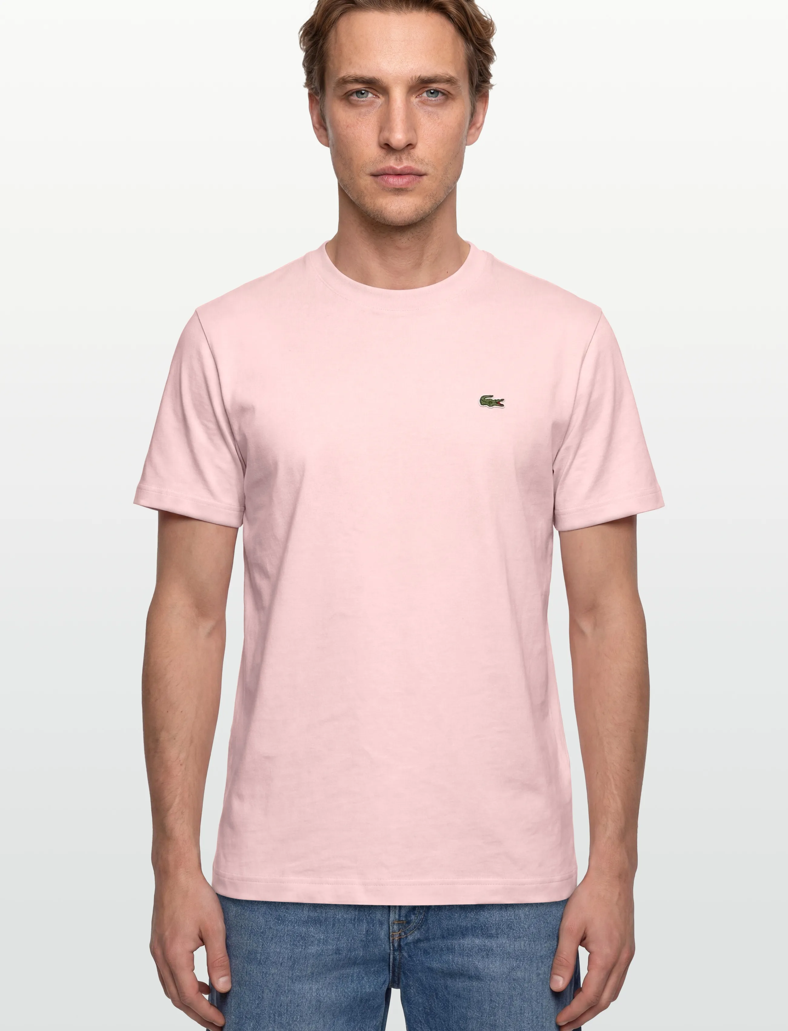 Lacoste - Cotton T-Shirt - stutterma bolir - flamingo - 3