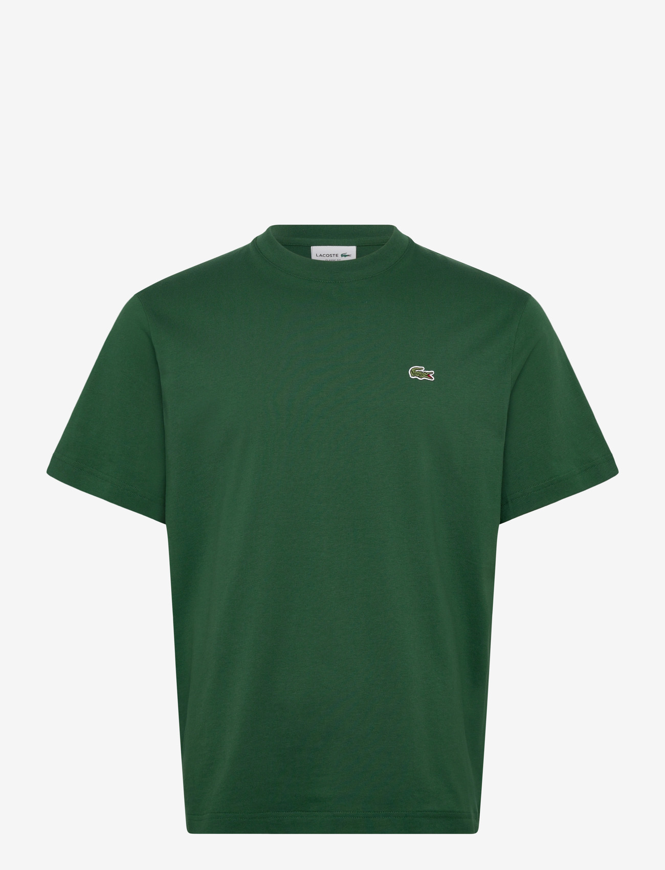 Lacoste - Cotton T-Shirt - t-shirts - green - 0