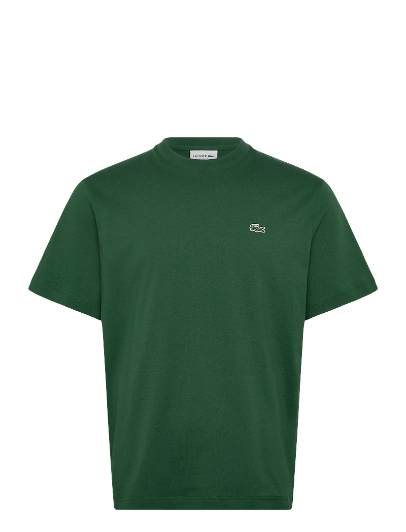 Lacoste - Cotton T-Shirt - t-shirts - green - 0