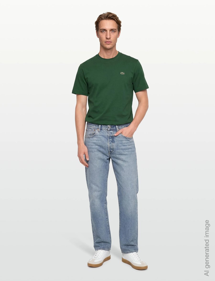 Lacoste - 1HT1 Men's tee-shirt - lühikeste varrukatega t-särgid - green - 0