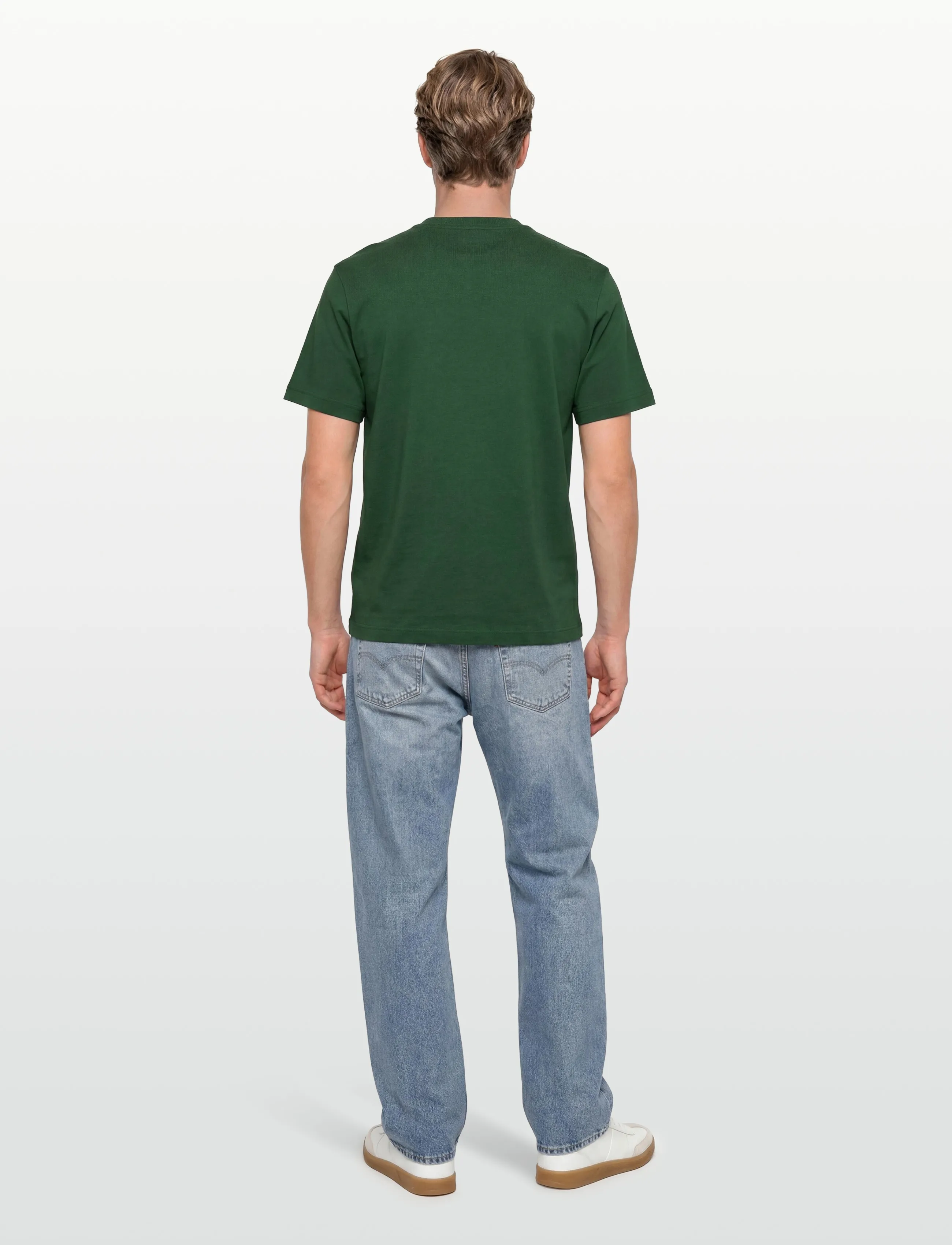 Lacoste - 1HT1 Men's tee-shirt - kortærmede t-shirts - green - 4