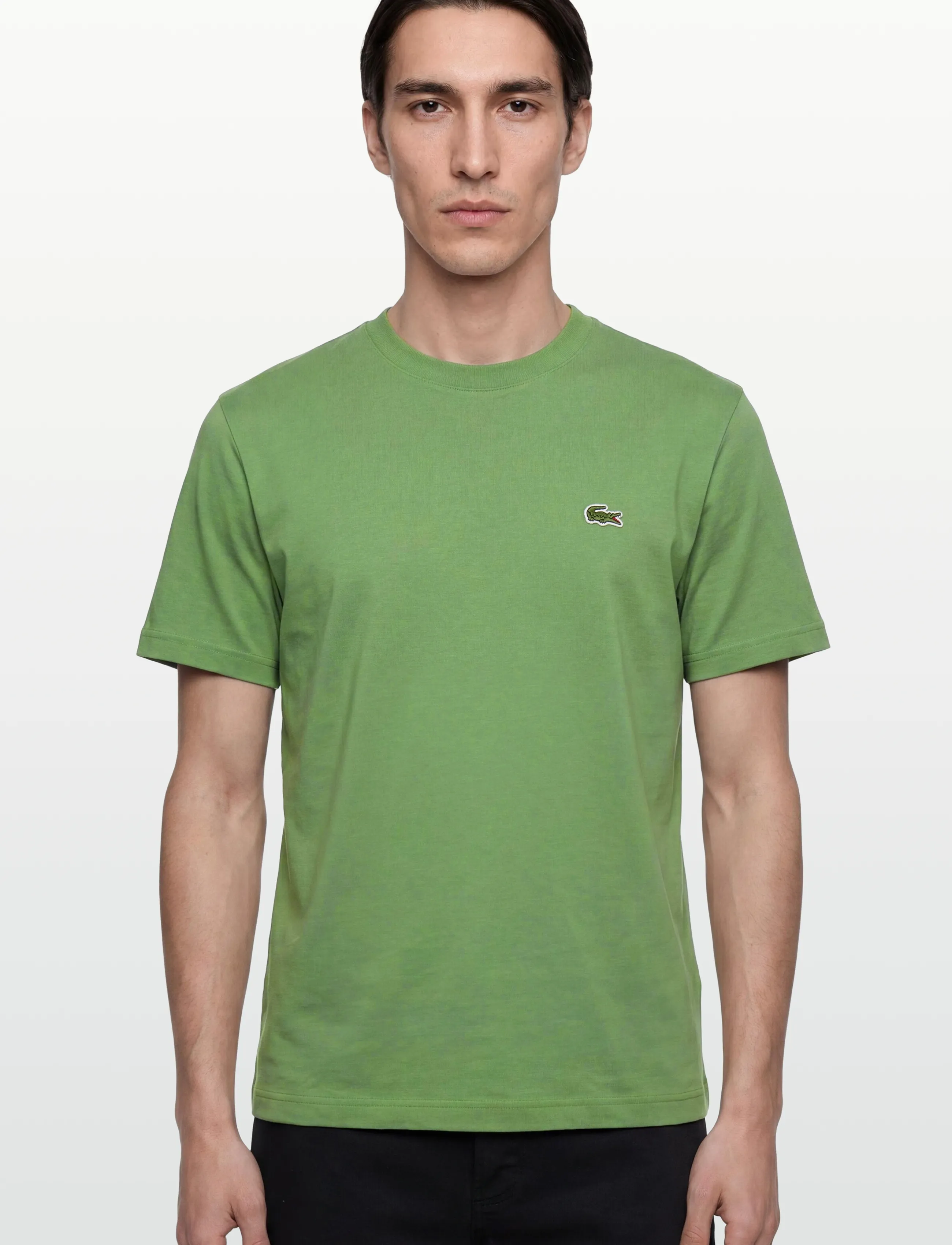 Lacoste - 1HT1 Men's tee-shirt - kortärmade t-shirts - lamb's lettuce - 3