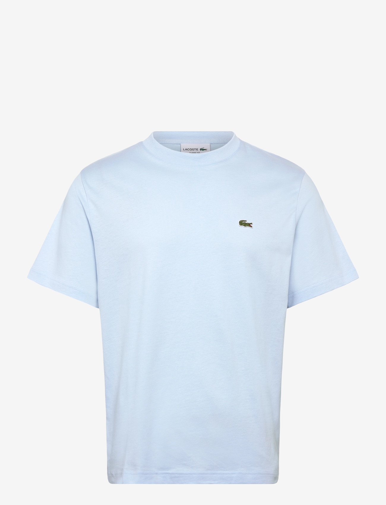 Lacoste - Cotton T-Shirt - kortærmede t-shirts - light blue - 0
