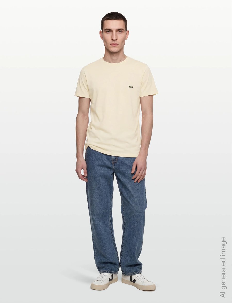 Lacoste - 1HT1 Men's tee-shirt - lühikeste varrukatega t-särgid - naturel clair - 0