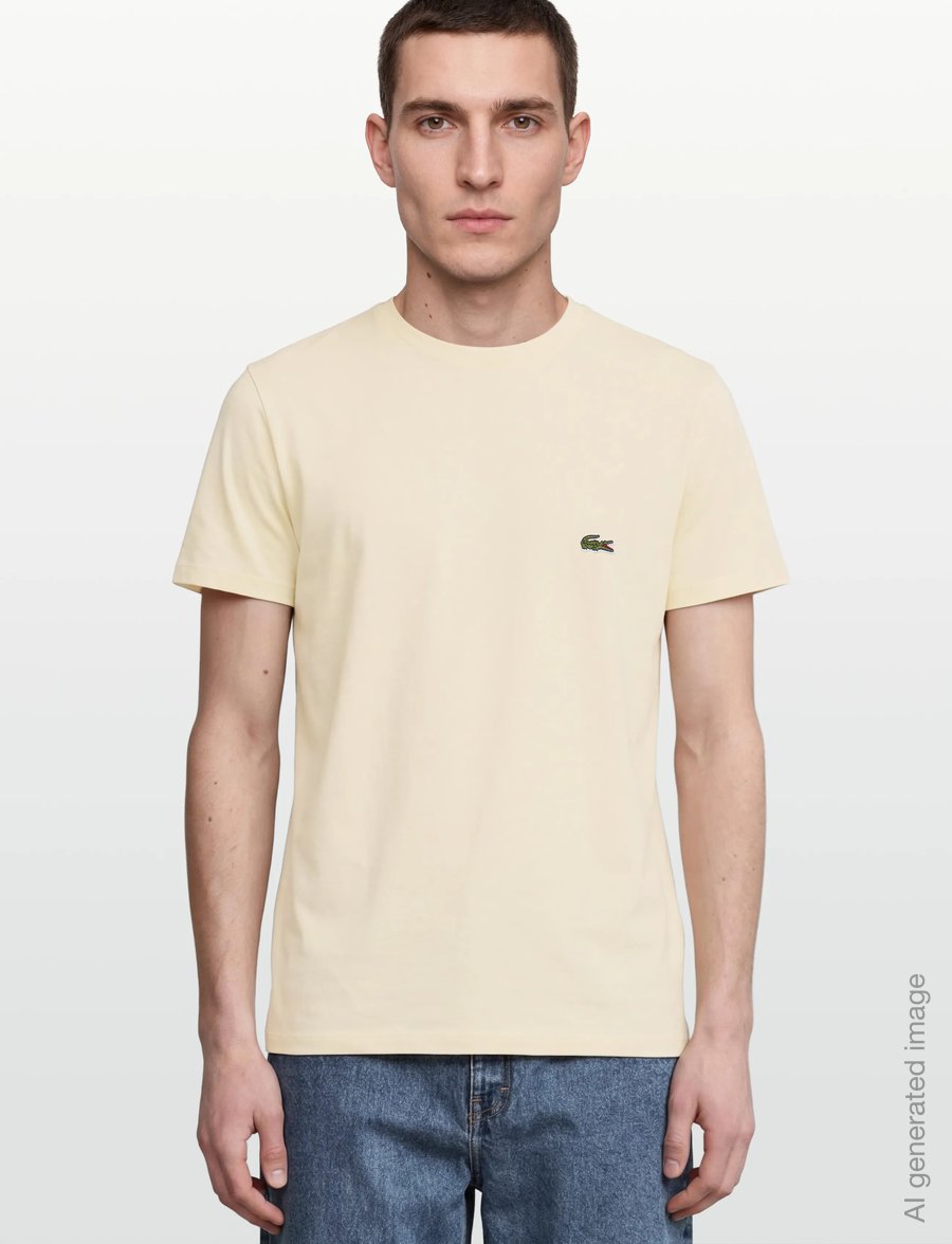 Lacoste - 1HT1 Men's tee-shirt - lühikeste varrukatega t-särgid - naturel clair - 5