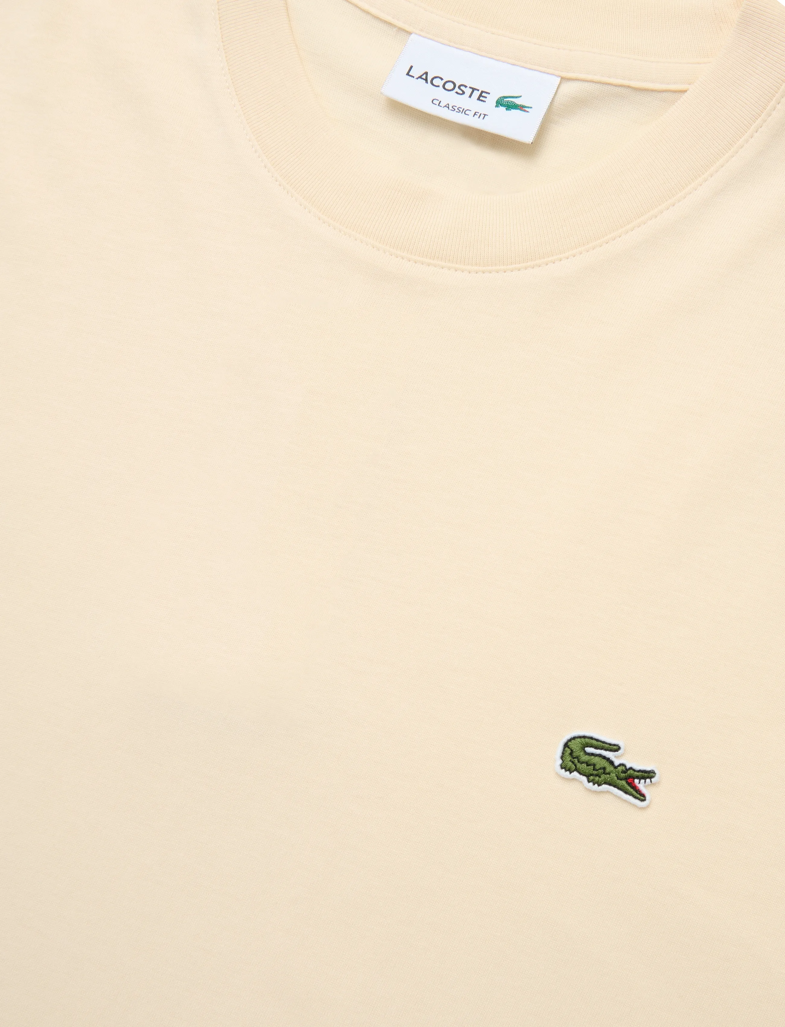 Lacoste - 1HT1 Men's tee-shirt - kortærmede t-shirts - naturel clair - 3