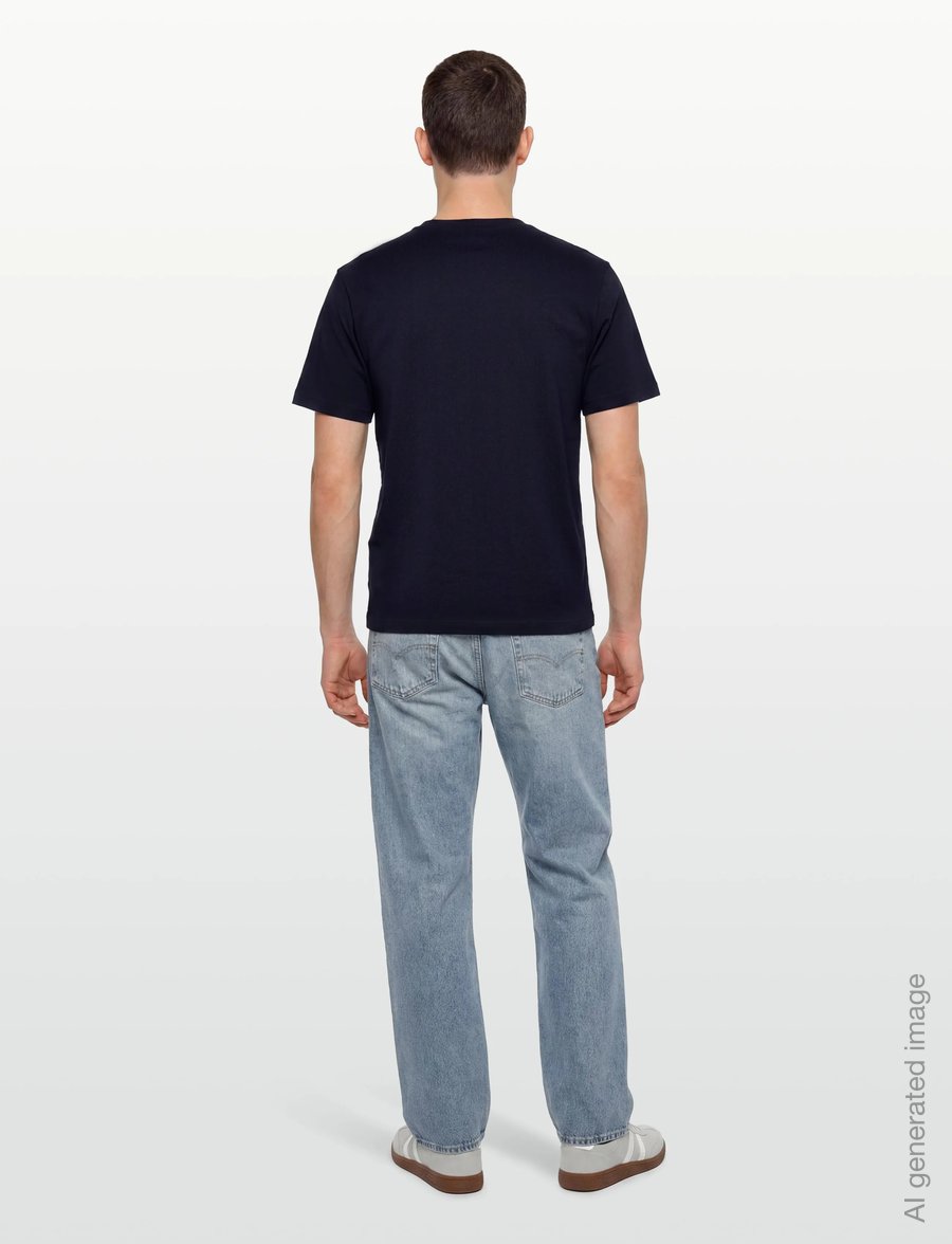 Lacoste - 1HT1 Men's tee-shirt - short-sleeved t-shirts - navy blue - 4