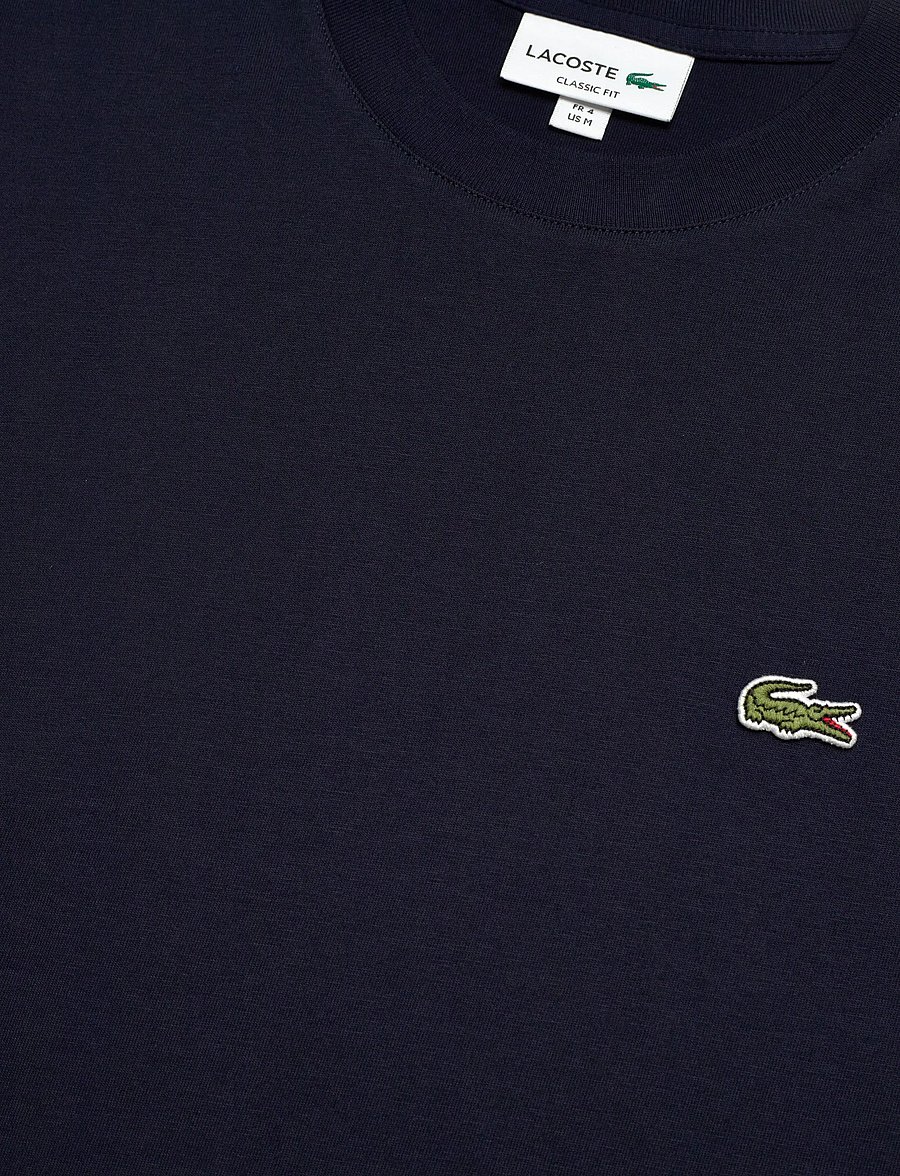 Lacoste - 1HT1 Men's tee-shirt - short-sleeved t-shirts - navy blue - 5