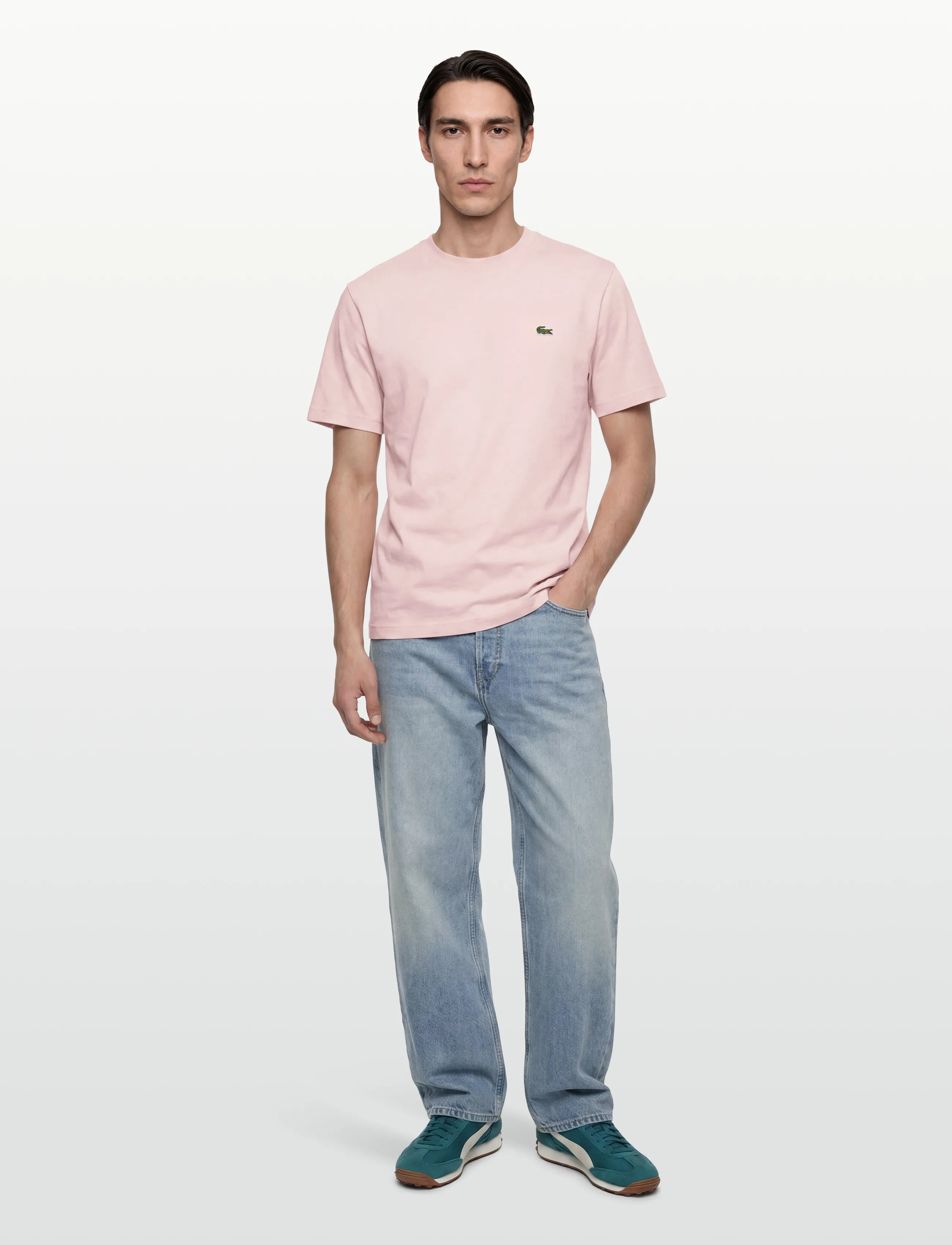 Lacoste 1Ht1 Men's Tee-Shirt, 3XL, T-shirts, Rosa - Short-sleeved, Männerswear