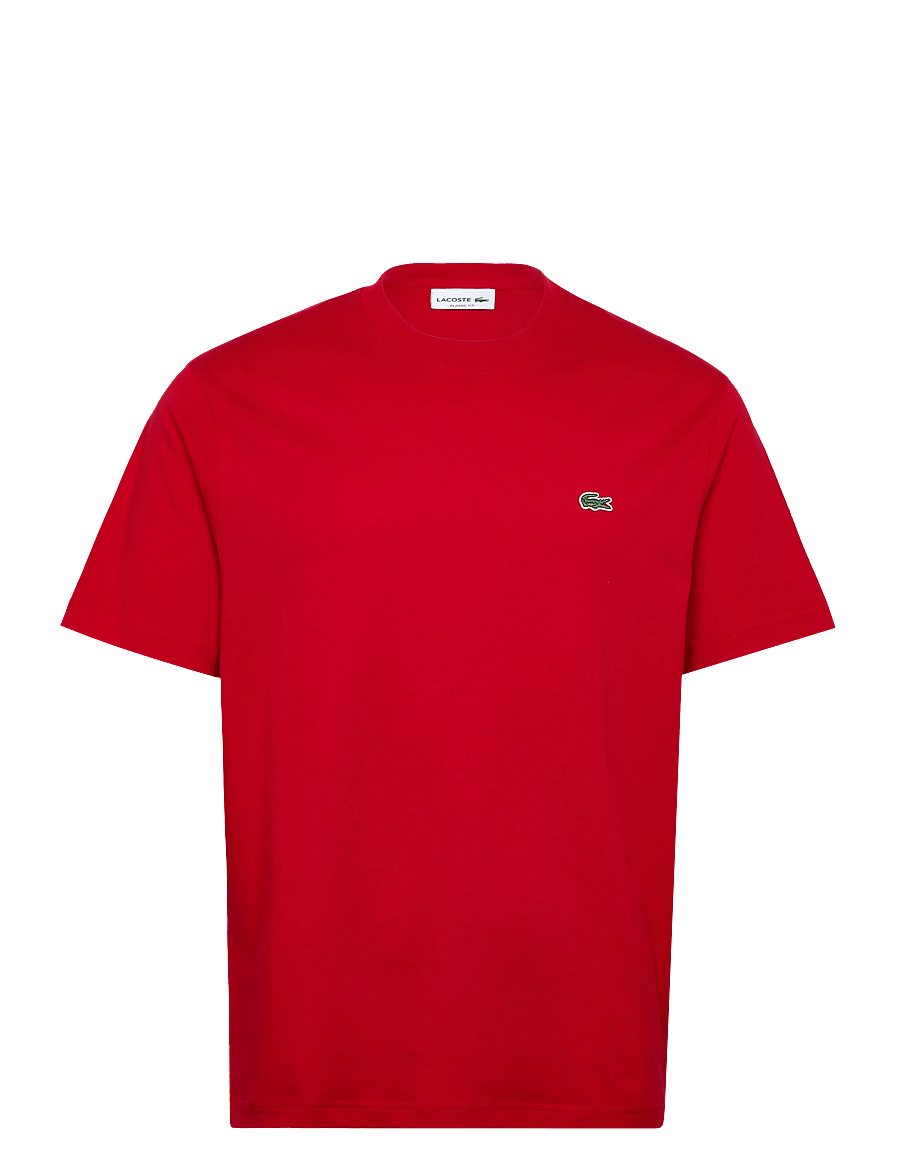 Lacoste - 1HT1 Men's tee-shirt - kurzärmelige t-shirts - red - 1