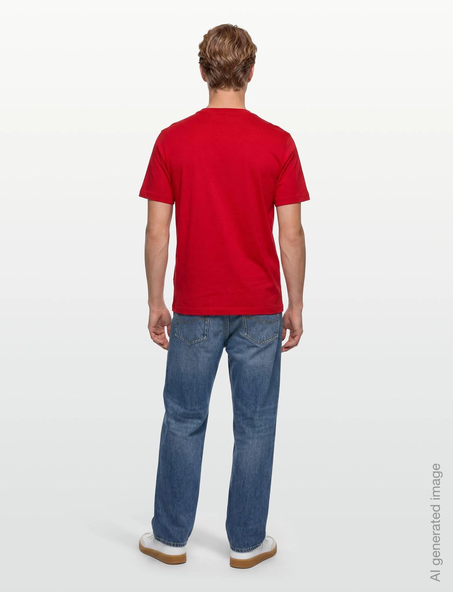 Lacoste - 1HT1 Men's tee-shirt - kurzärmelige t-shirts - red - 4