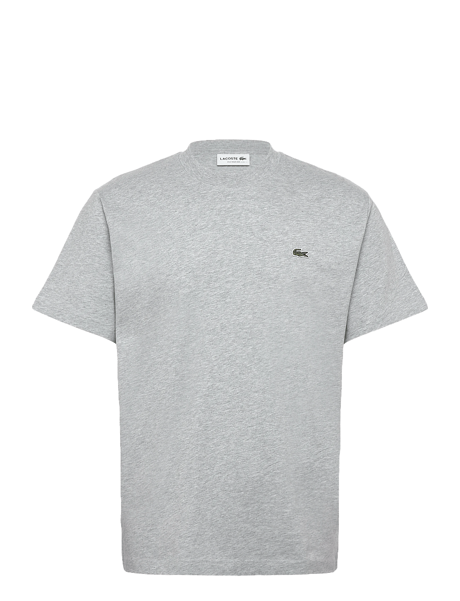Lacoste - 1HT1 Men's tee-shirt - kurzärmelige t-shirts - silver chine - 0