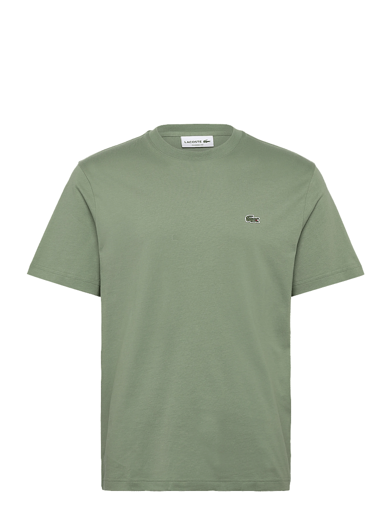 Lacoste - Cotton T-Shirt - kortærmede t-shirts - thyme - 0