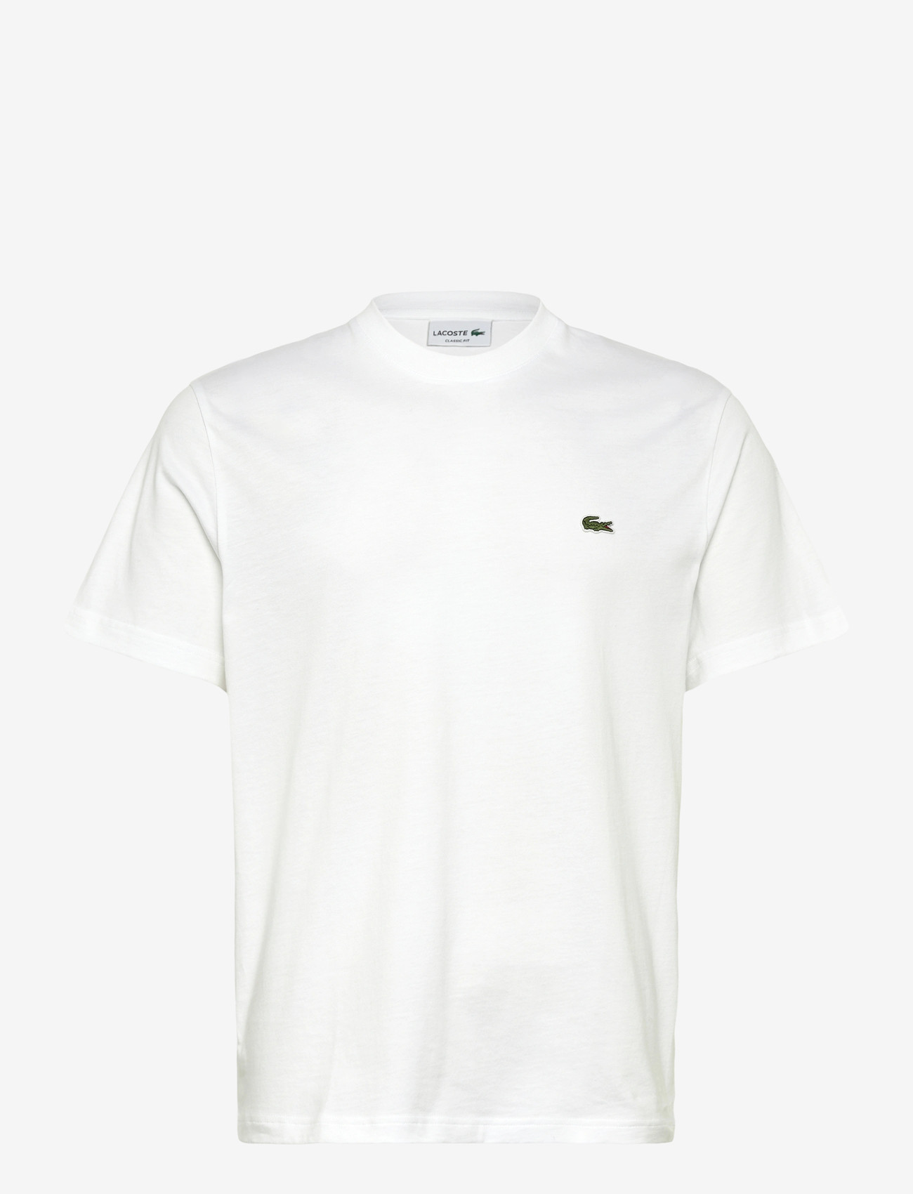 Lacoste - Cotton T-Shirt - short-sleeved t-shirts - white - 0