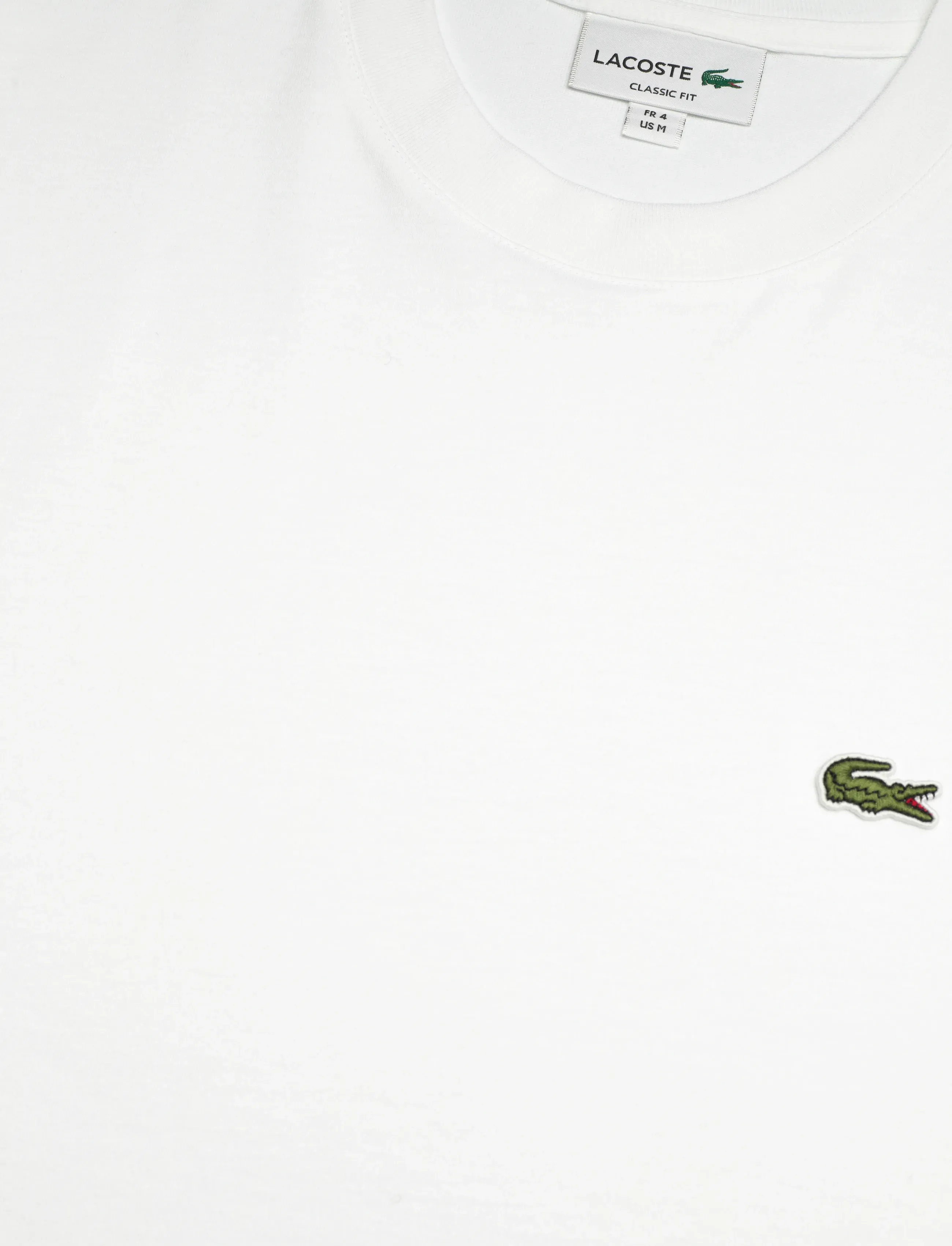 Lacoste - 1HT1 Men's tee-shirt - kortärmade t-shirts - white - 2