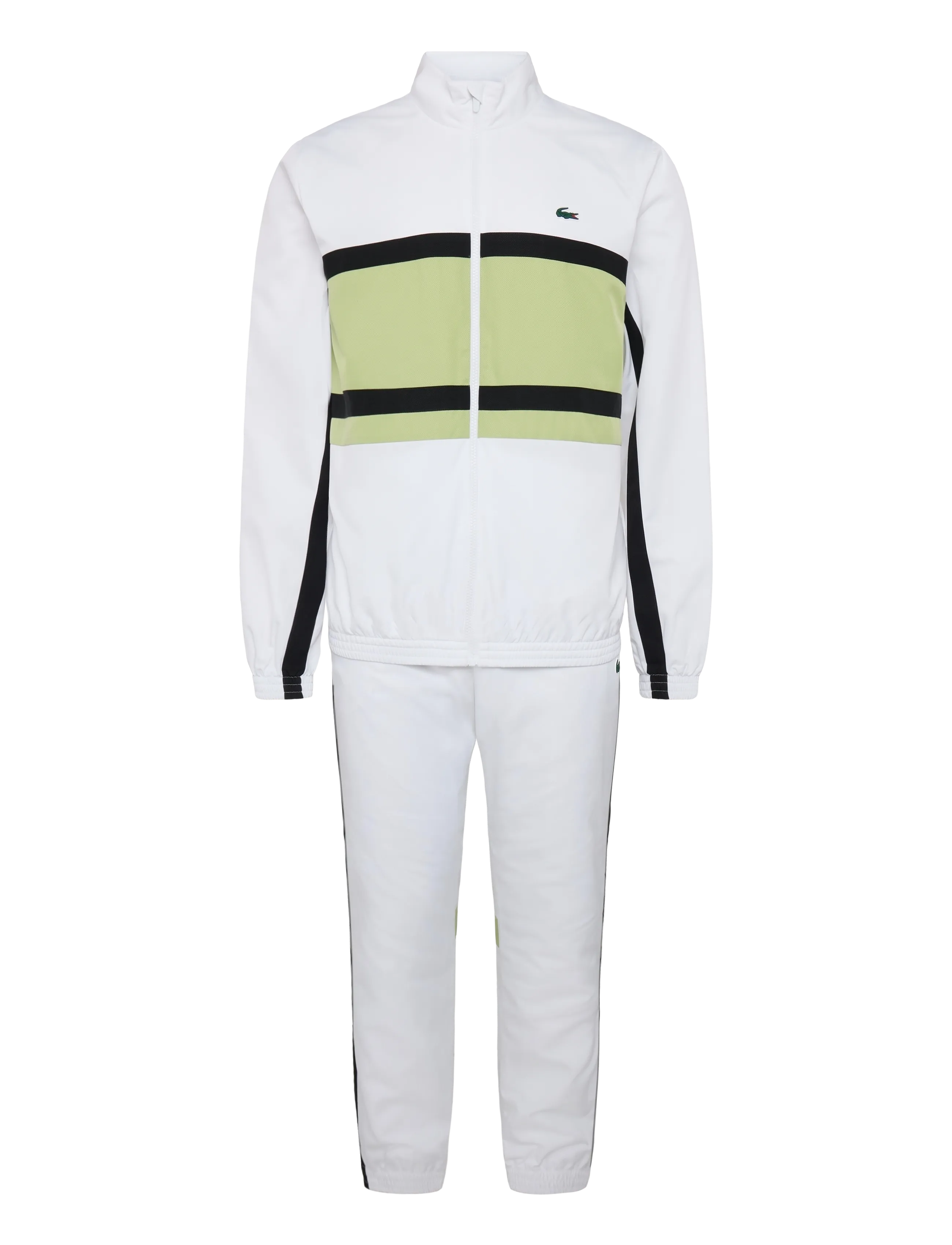 Lacoste 1HW1 Men's tracksuit - Träningsoveraller - WHITE/BIRCH / white