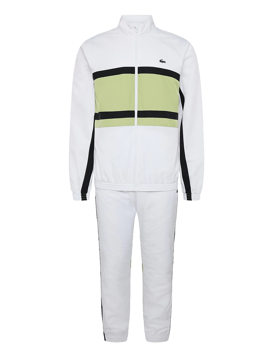 Lacoste - 1HW1 Men's tracksuit - träningsoveraller - white/birch - 0