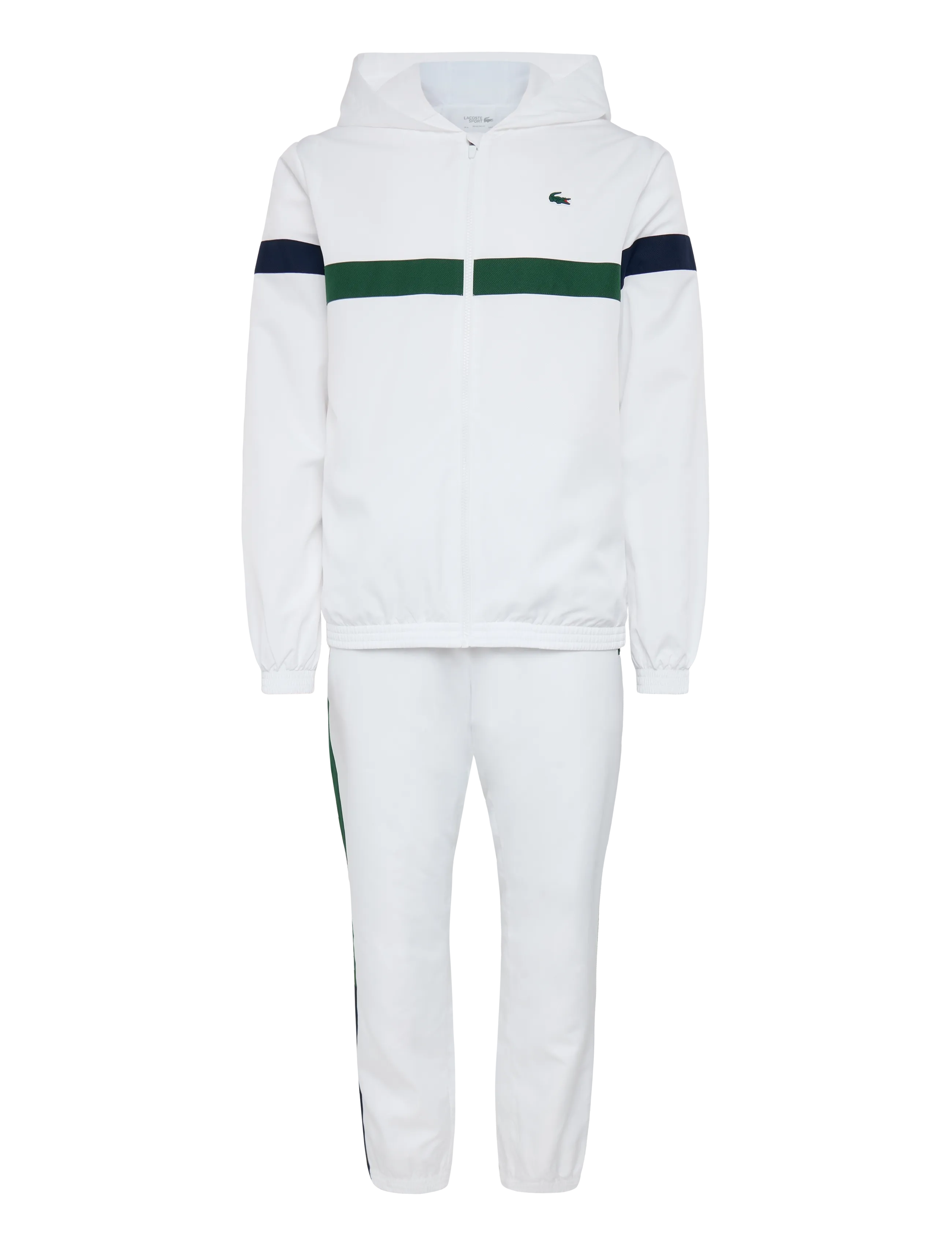 Lacoste 1Hw1 Men's Tracksuit, S, Sweatshirts & Hoodies, Weiß - Tracksuits Sets, Männerswear