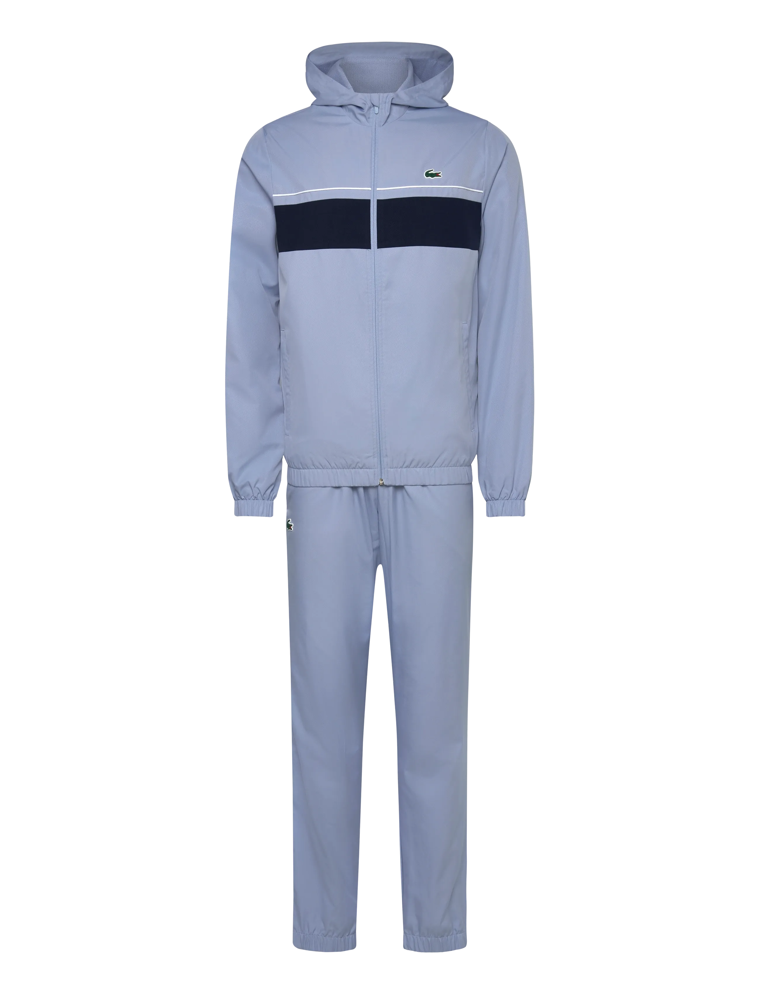 Lacoste 1HW1 Men's tracksuit - Sweatshirts - APHYLLA/NAVY BLUE-WHITE / blue