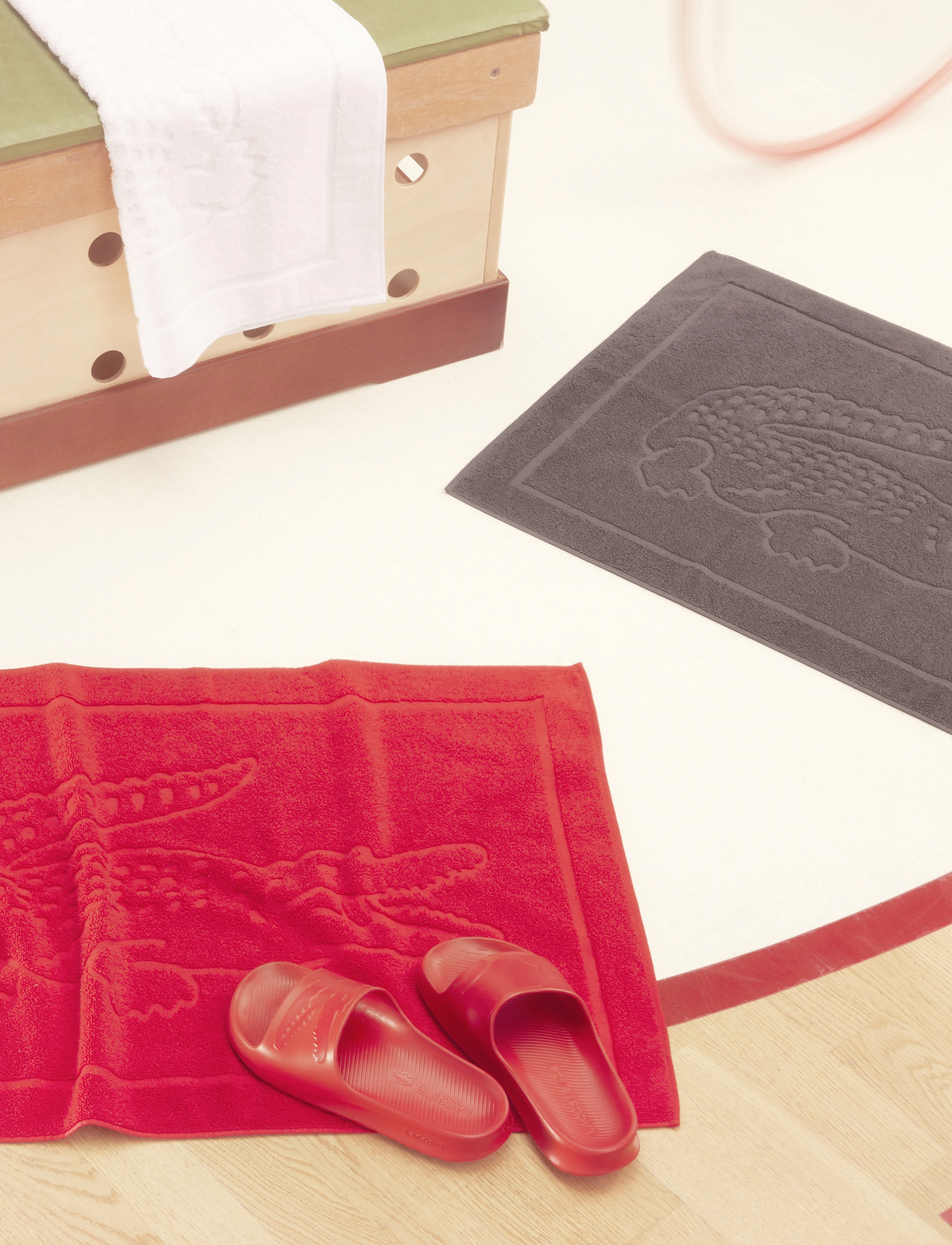 Lacoste Home - LLACOSTE Bath mat - teppiche - bitume - 0