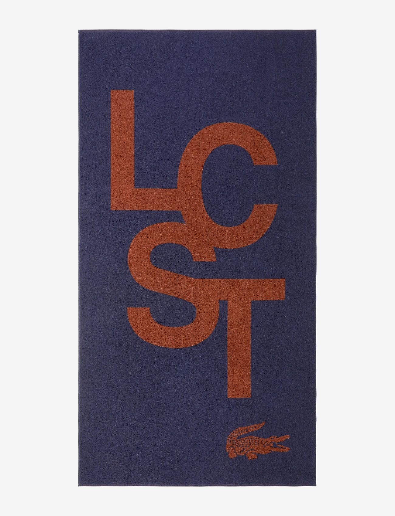 Lacoste Home - LCST Beach towel - vannitoa tekstiilid - marine - 0