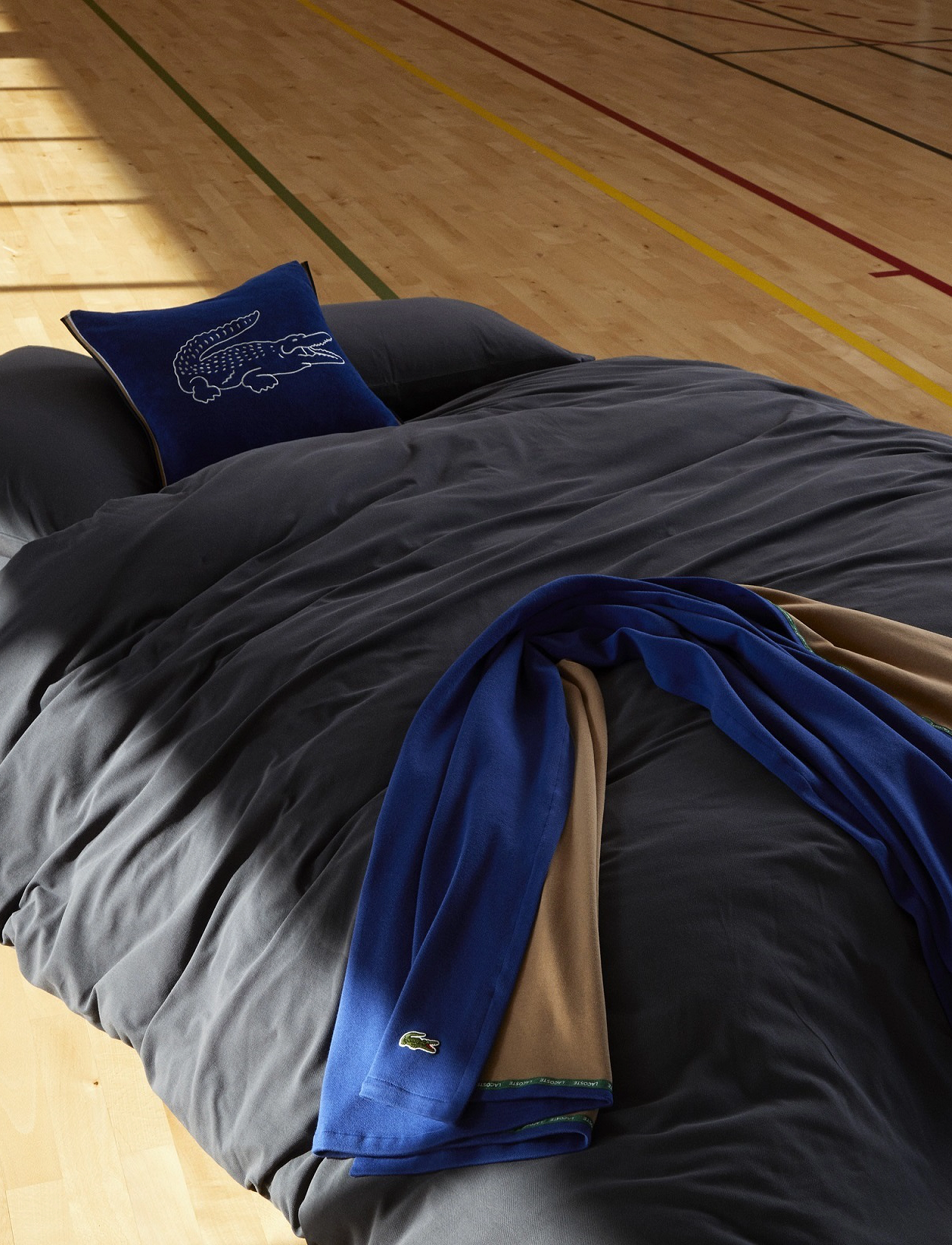 Lacoste Home Lpique9 Duvet Cover, 200X200 cm, Sleep Time, Schwarz - Covers, Kinder
