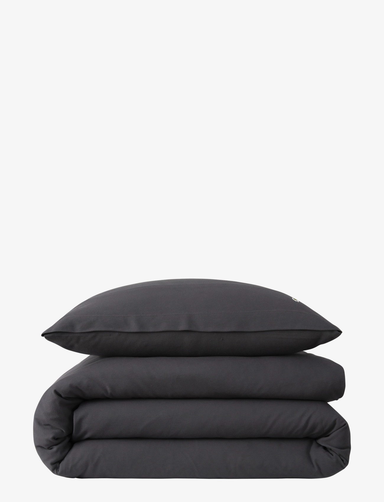 Lacoste Home - LPIQUE9 Duvet cover - duvet covers - bitume - 4