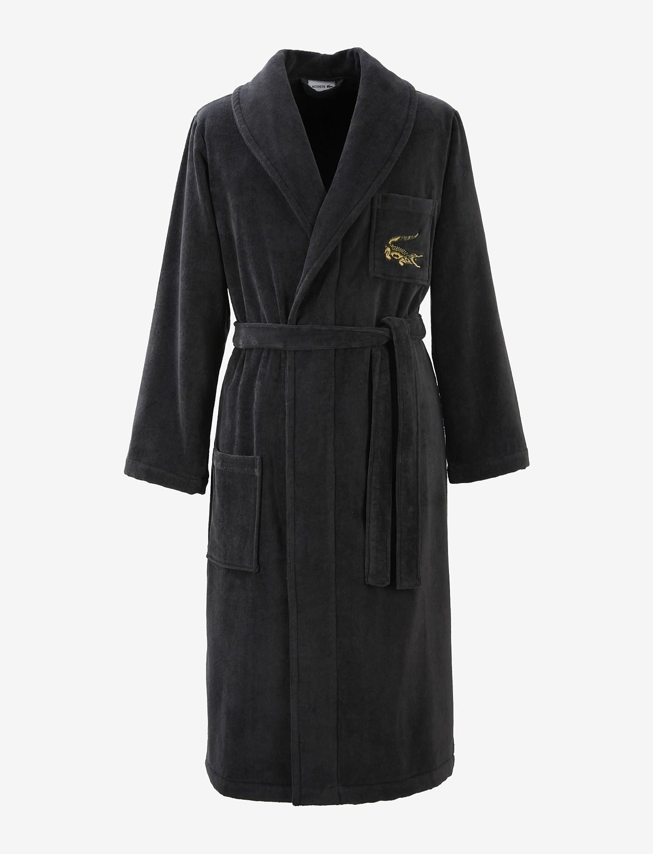Lacoste Home - LRENE Bath robe - baderomstekstiler - bitume - 0