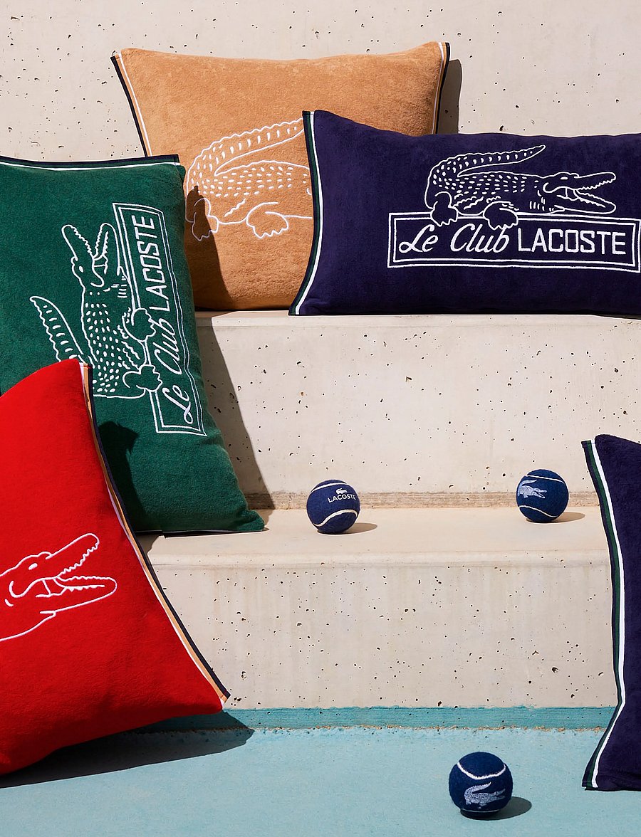 Lacoste Home - LLECLUB Cushion cover - dekoratīvās spilvendrānas - marine - 0