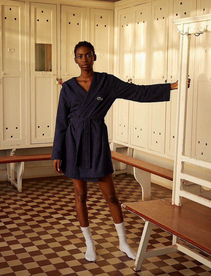 Lacoste Home - LCONFORT Bath robe - alltags-style - marine - 0